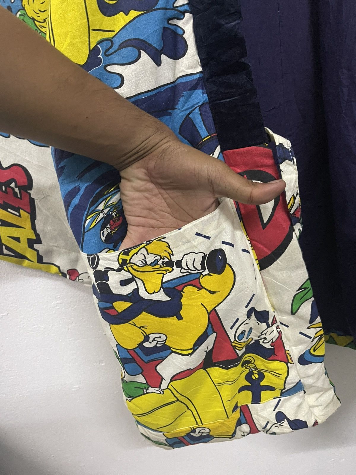 Disney × Japanese Brand × Vintage 80s Duck Tales Full Print Puffy Hanten Kimon Jacket Size US L / EU 52-54 / 3 - 8 Thumbnail