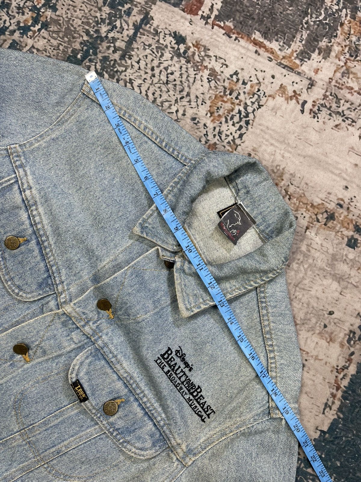 Lee Vtg 90s Lee x Disney Beauty And The Beast Denim Jacket Size US M / EU 48-50 / 2 - 5 Thumbnail