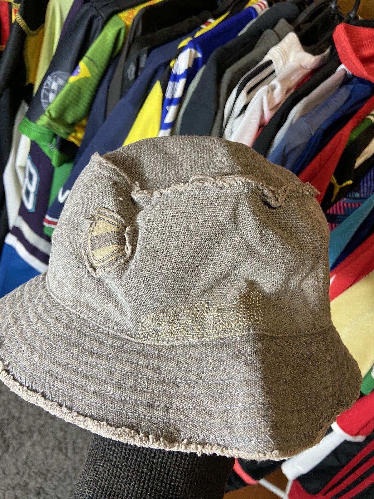 O'Neill × Vintage ONEILL VINTAGE 90s PANAMA HAT HAWAIIAN SURFING STYLE Size ONE SIZE - 3 Thumbnail