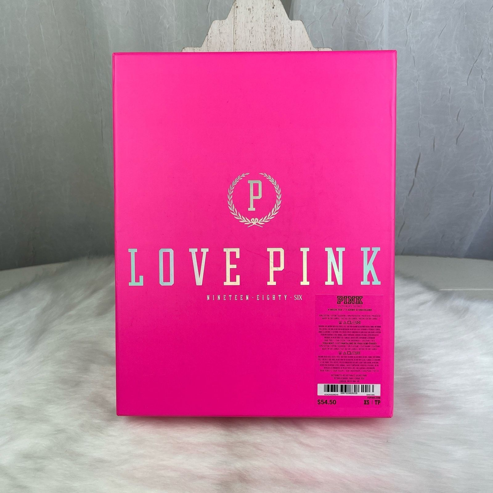 Victoria's Secret Victoria’s Secret PINK Storage Gift Decor Box Silver Bow Size ONE SIZE - 1 Thumbnail