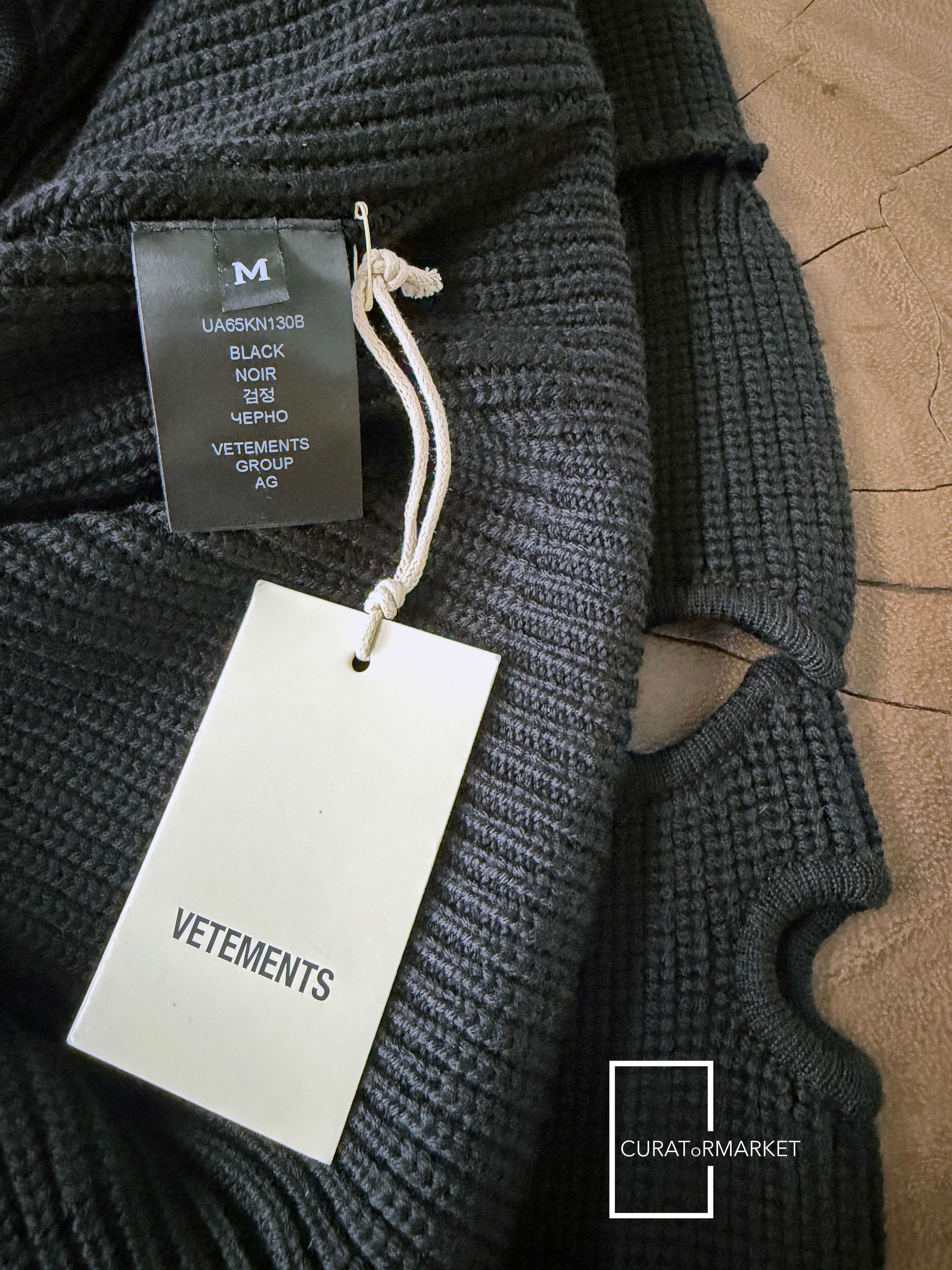 Vetements M Wool Multi Stitch Ski Mask Shiesty Balaclava Sweater FW25 Size US M / EU 48-50 / 2 - 10 Thumbnail
