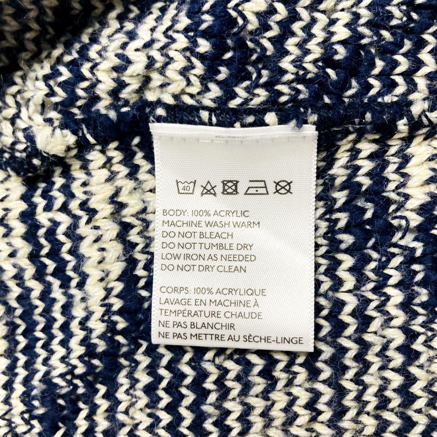 Urban Outfitters Staring at Stars Urban Outfitters Cardigan Medium Knit Diamond Print Oversized Open Front Cable-Knit Bohemian Womens Size M / US 6-8 / IT 42-44 - 4 Thumbnail