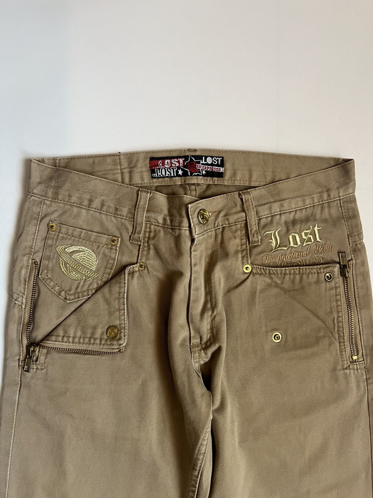 Japanese Brand Vtg Lost Skateboards Dysfunctional Youth Bondage Pants Size US 30 / EU 46 - 5 Thumbnail