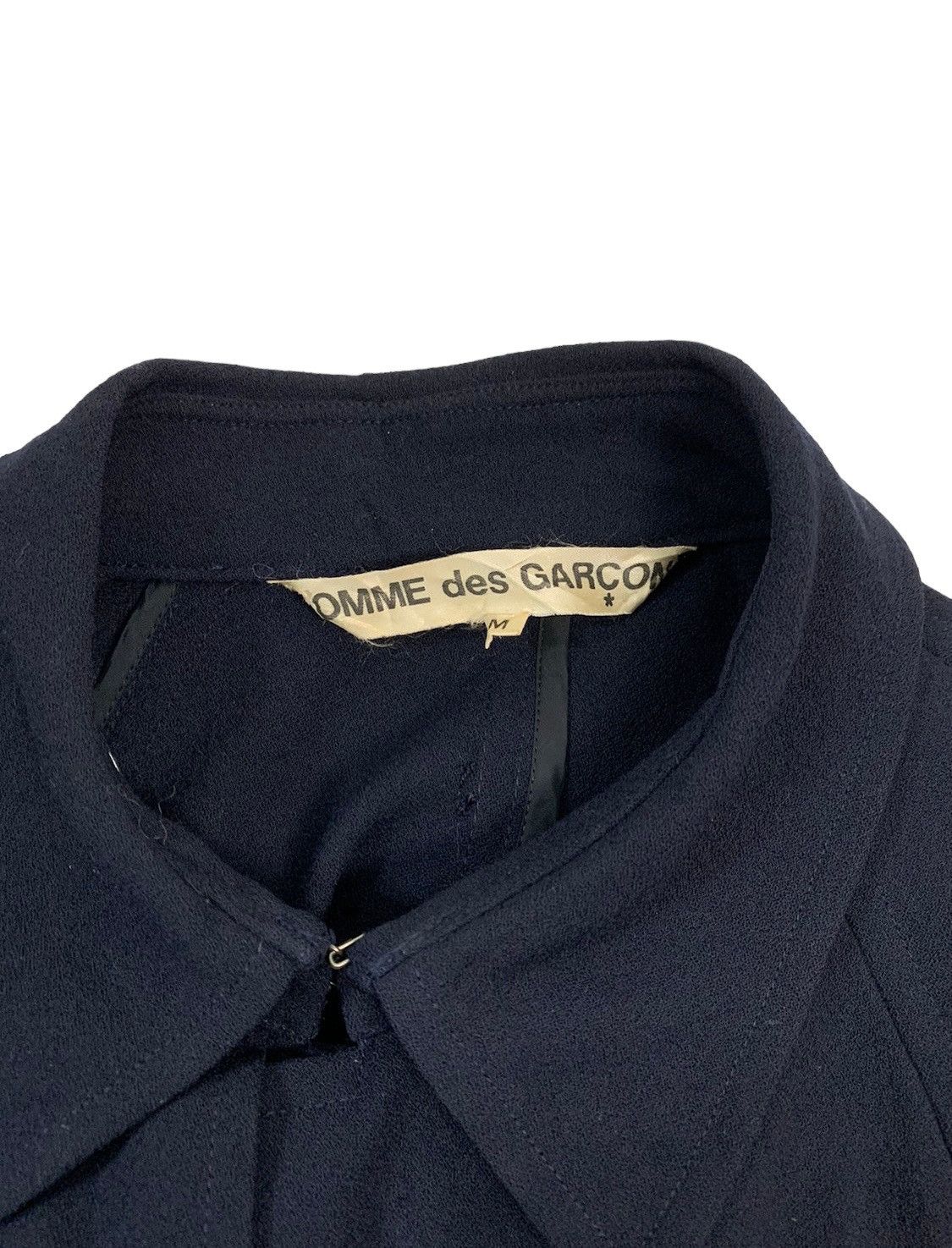 Comme des Garcons Vintage 80s Comme Des Garcons Overcoat Size M / US 6-8 / IT 42-44 - 7 Thumbnail