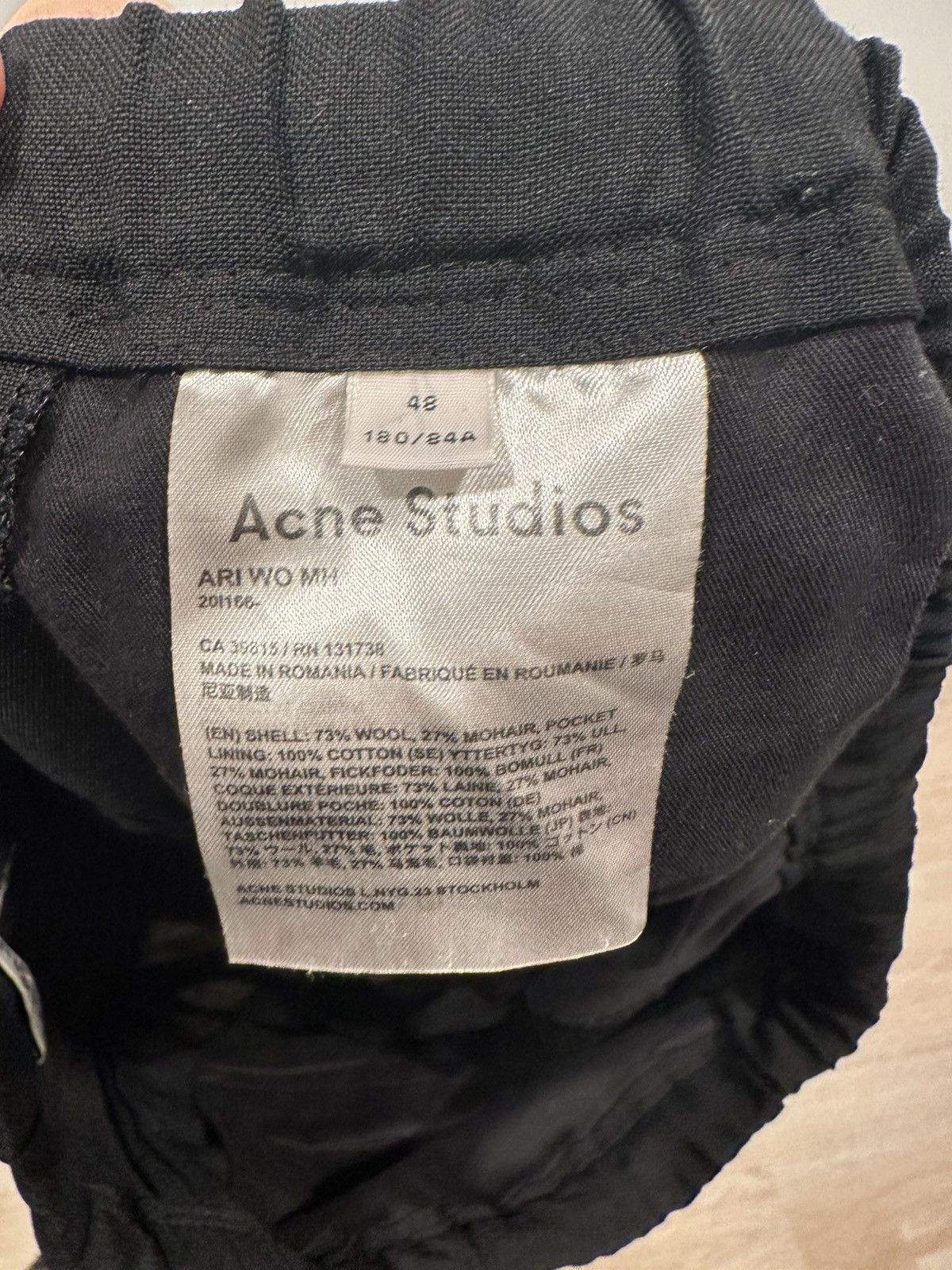 Acne Studios Acne Studios Ari Wool Trouser Size US 32 / EU 48 - 4 Thumbnail