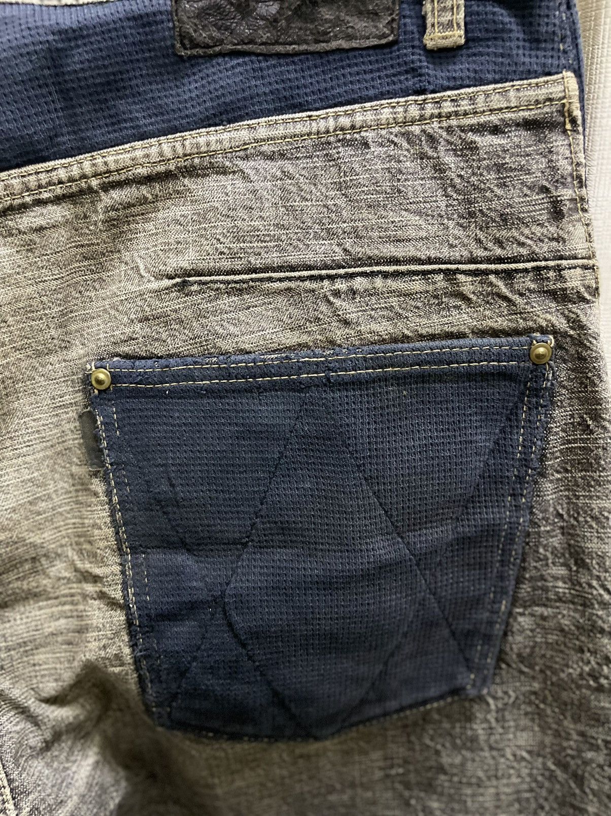 Japanese Brand × Vintage SCANNER FUNDAMETAL PRODUCT REBUILT KAPITAL DENIM Size US 34 / EU 50 - 5 Thumbnail