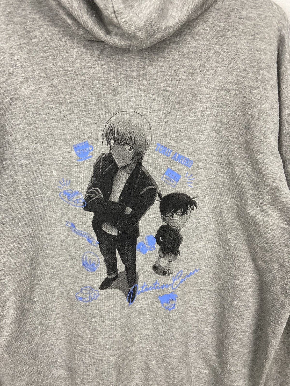 Anime × Cartoon Network × Vintage VINTAGE DETECTIVE CONAN TORU AMURO HOODED RARE Size US XXL / EU 58 / 5 - 4 Thumbnail