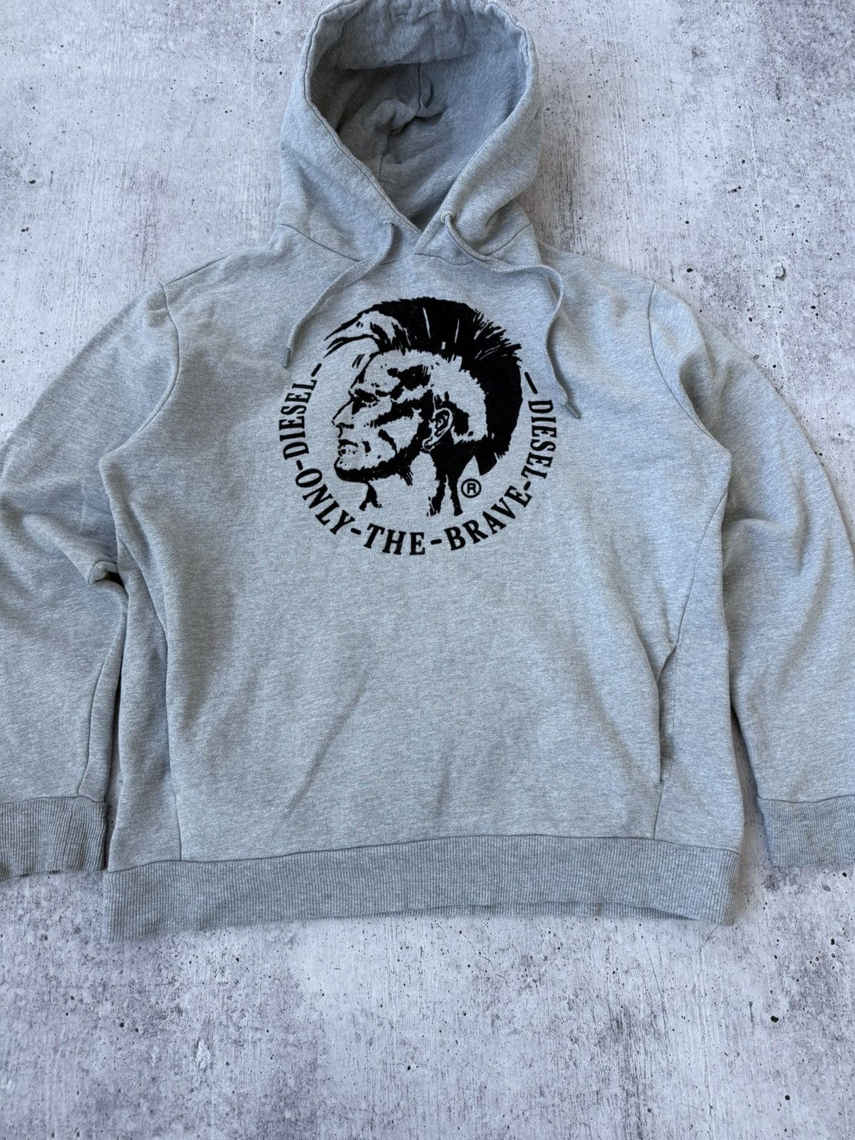 Diesel × Vintage Diesel Vintage Big Logo Hoodie Size US XL / EU 56 / 4 - 5 Thumbnail