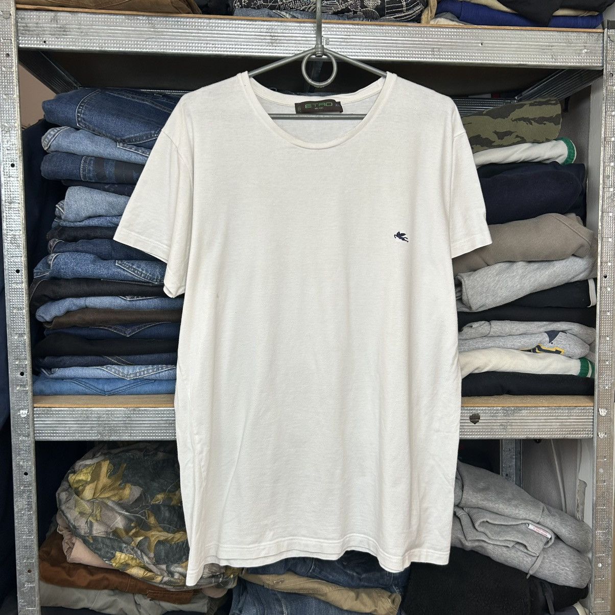Etro Luxury Etro Small logo Designer Womens streetwear tee Size XXL / US 16-18 / IT 52-54 - 1 Thumbnail