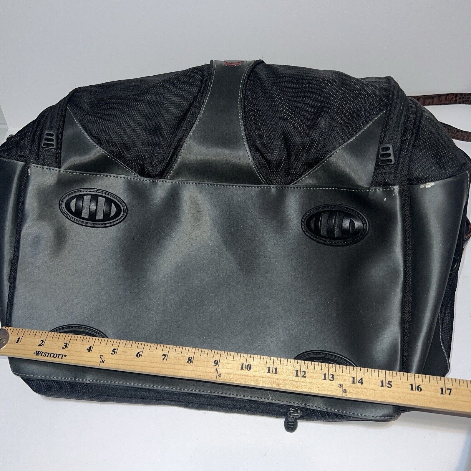 Tumi TUMI Tech Carry On Overnight Duffle Bag #5525D Duffels Black Size ONE SIZE - 17 Thumbnail