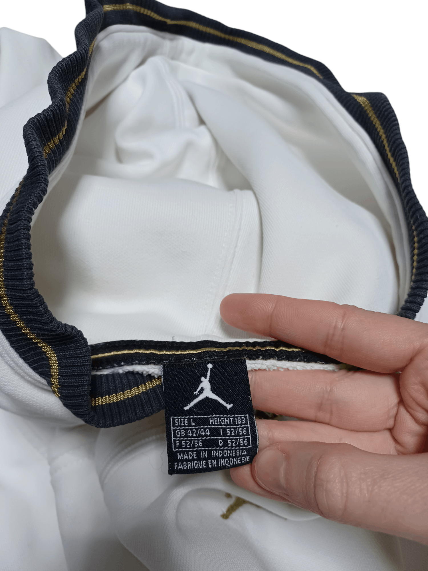 Jordan Brand 23 JORDAN VINTAGE 2005 EMBROIDERED LOGO FIRE HOODIE Size US L / EU 52-54 / 3 - 5 Thumbnail