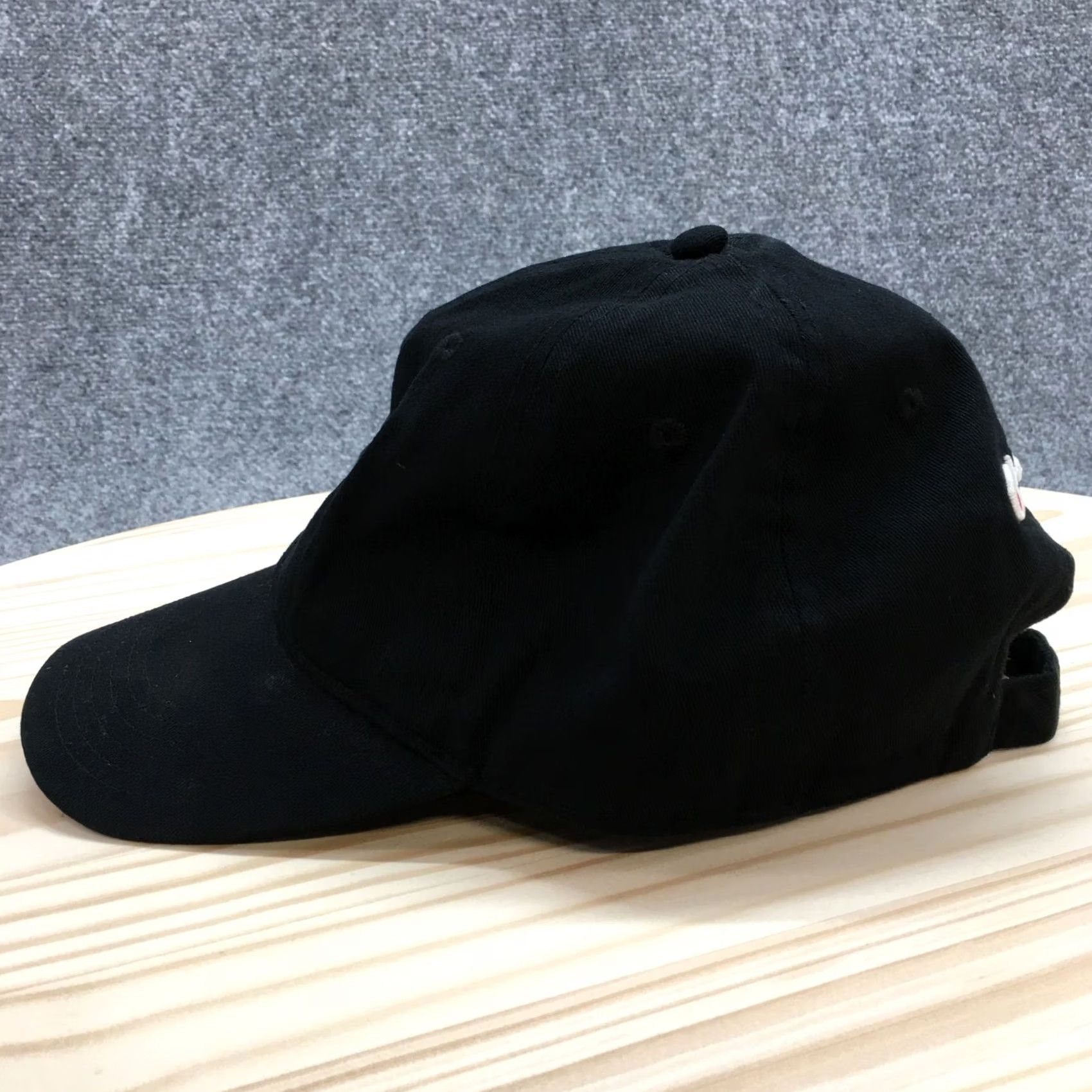 Champion Champion Baseball Cap Mens Black OS Adjustable Curved Brim Embroidered Logo Size ONE SIZE - 5 Thumbnail