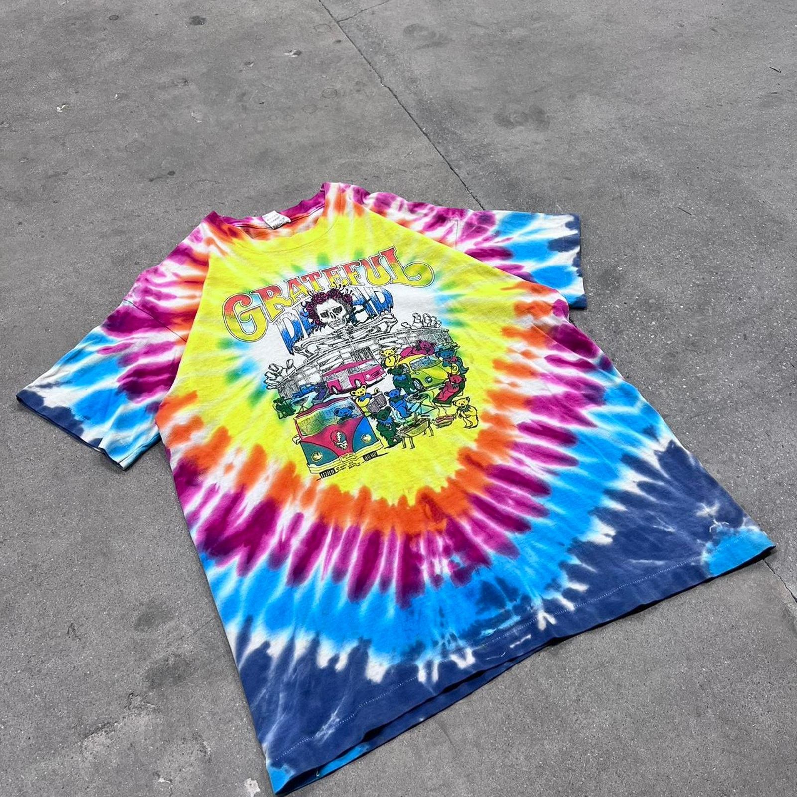 Image of Vintage 1992 Grateful Dead Football Tailgater Tee, Men's (Size XL)