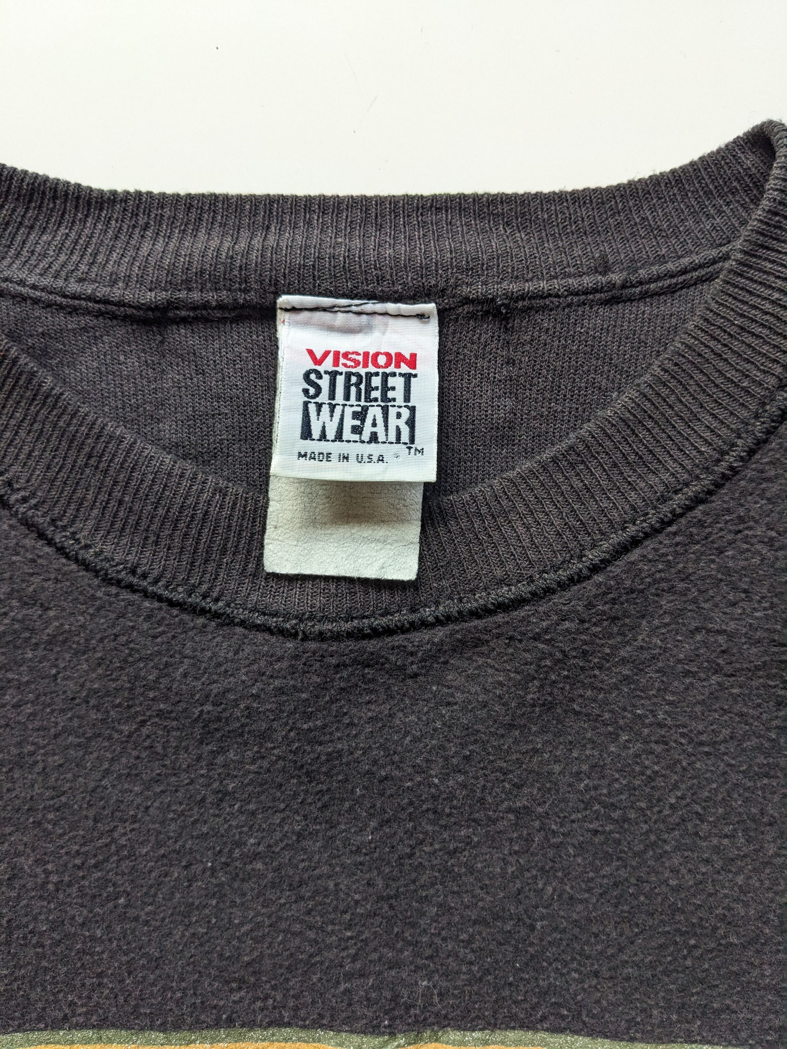 Vision Streetwear Vintage 80s Vision Streetwear sweatshirt Size US L / EU 52-54 / 3 - 3 Thumbnail
