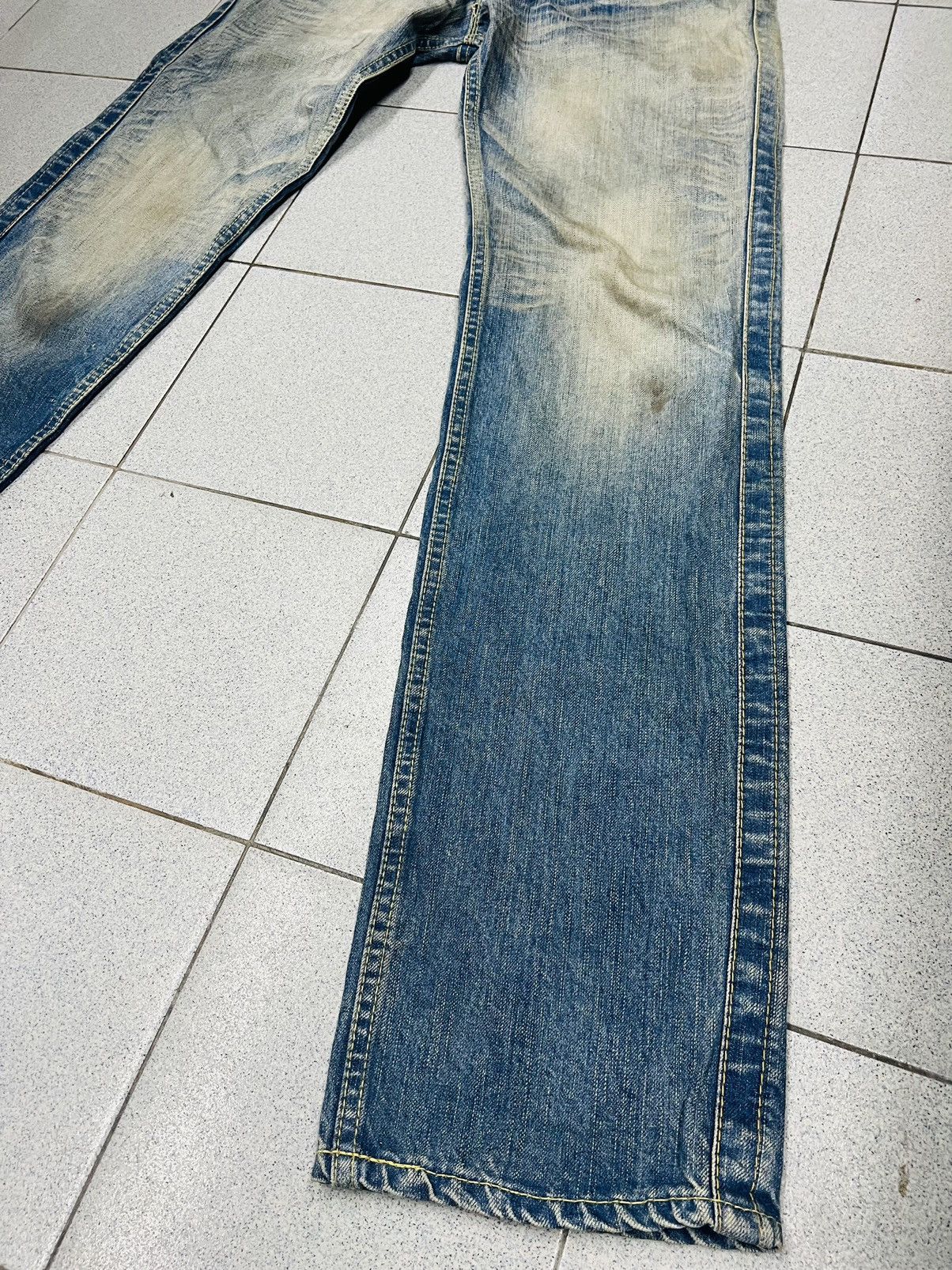 14th Addiction × Beauty Beast × Japan Blue Vintage Blue Way Rusty Flare Denim Size US 30 / EU 46 - 7 Thumbnail