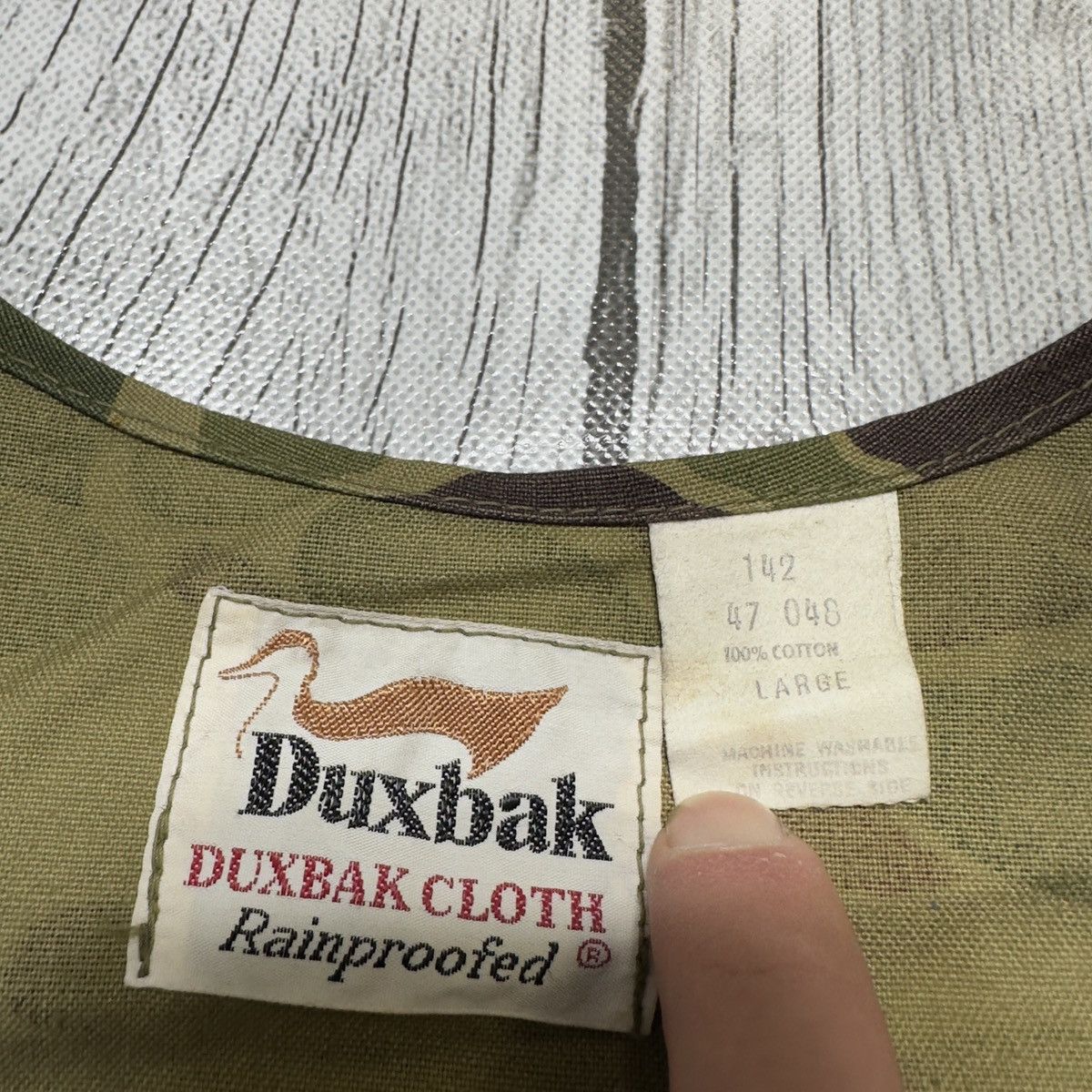 Vintage Vintage Duxbak Cloth Rainproofed vest Size US L / EU 52-54 / 3 - 5 Thumbnail