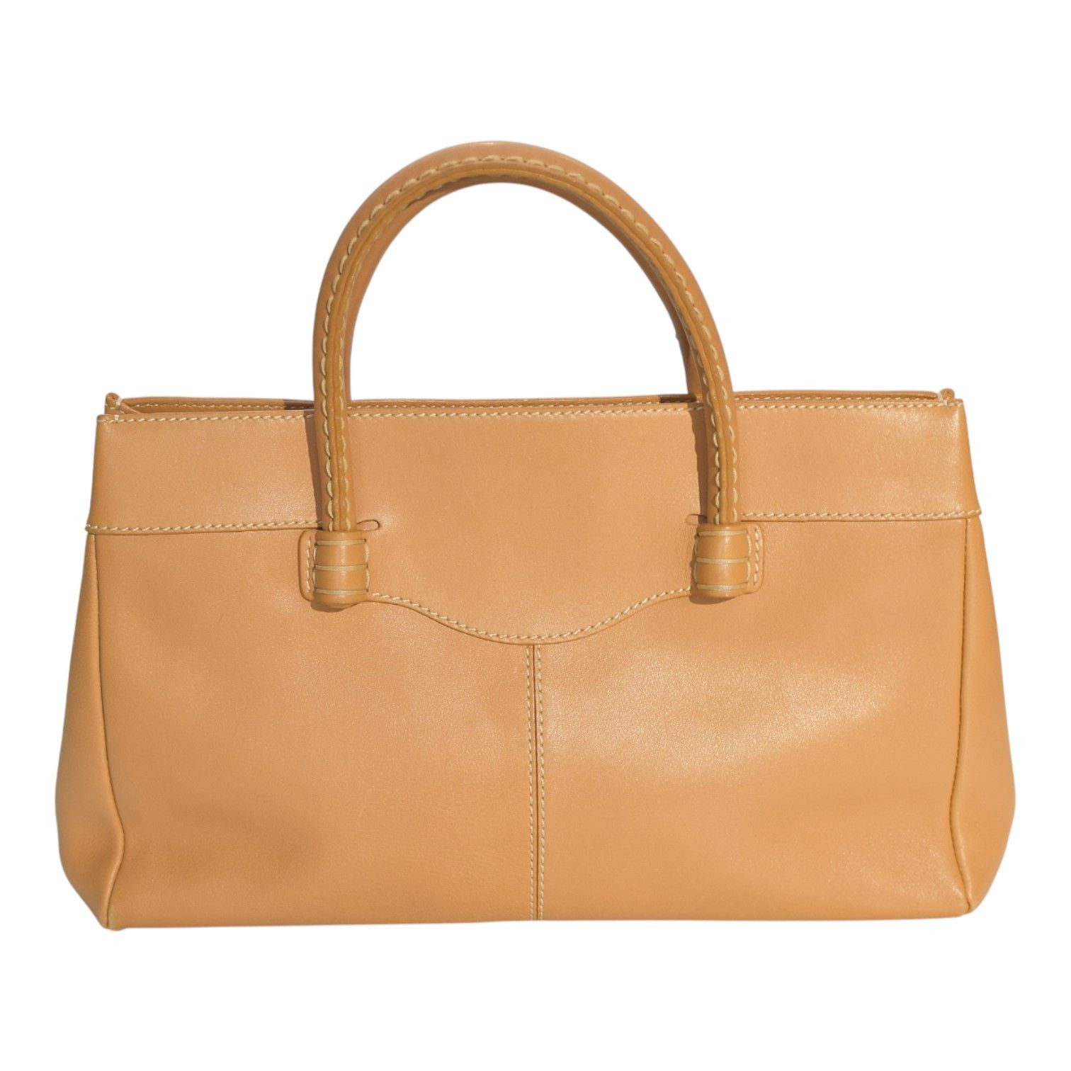Tod's Tod's Caramel Leather Top Handle Shoulder bag Size ONE SIZE - 3 Thumbnail