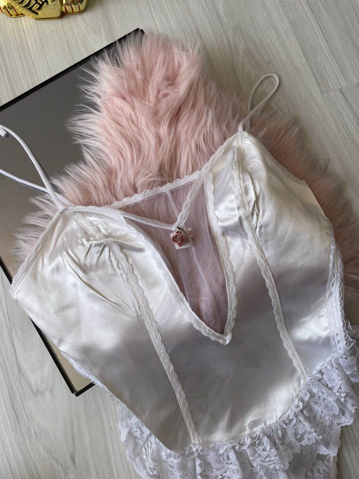 Vintage Vintage bodysuit Size L / US 10 / IT 46 - 3 Thumbnail