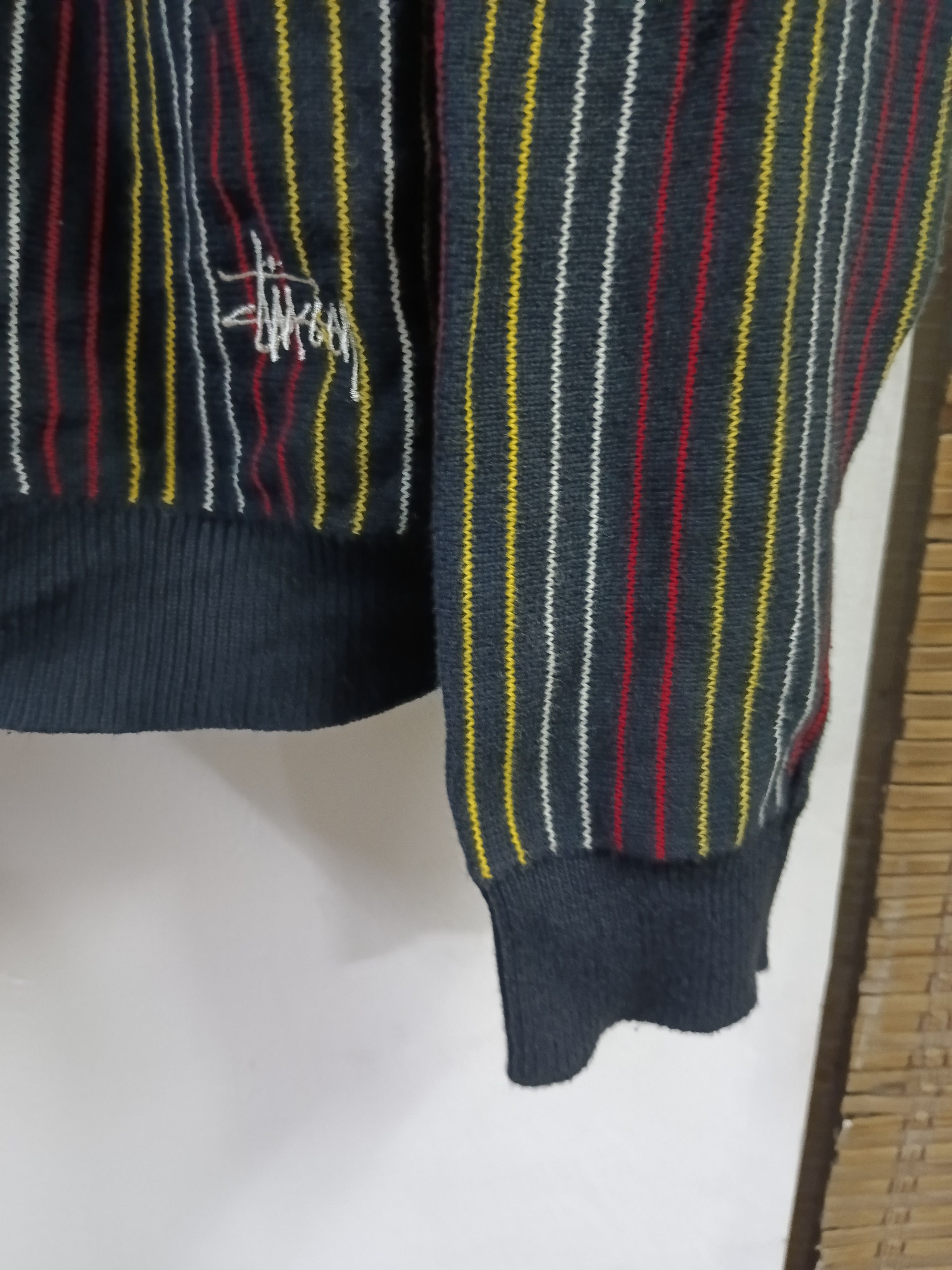 Stussy OG🔥GRAIL STUSSY CARDIGAN KNIT Size US L / EU 52-54 / 3 - 3 Thumbnail