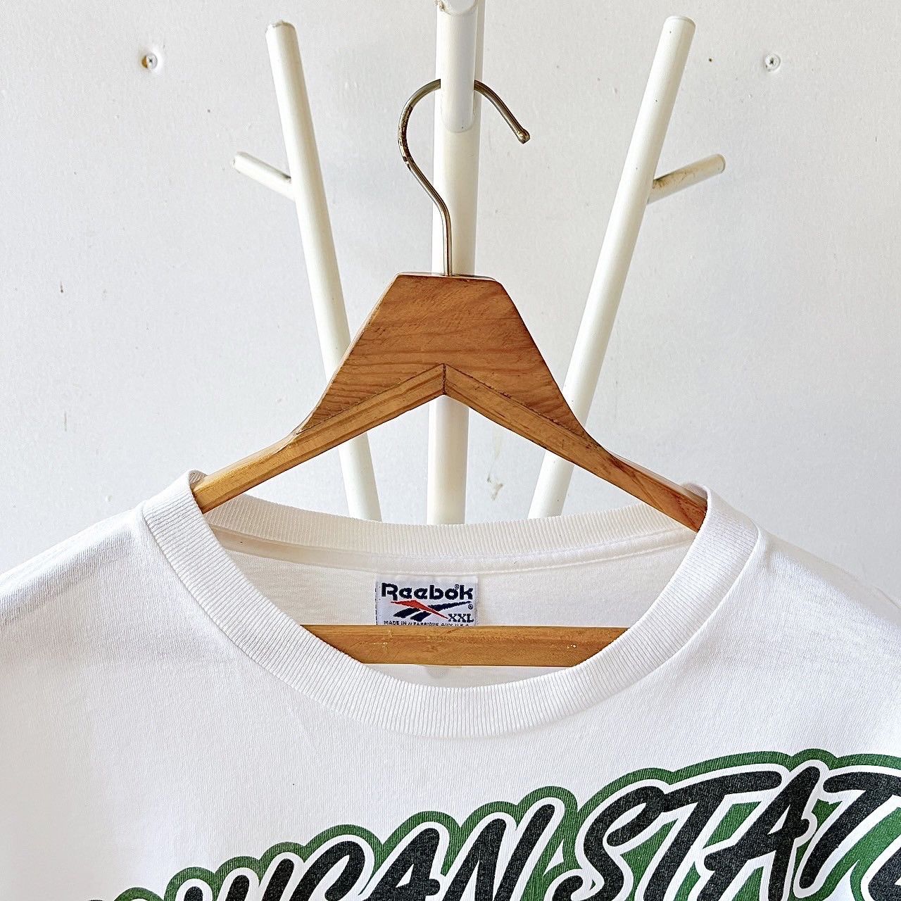 Reebok 90s Michigan State University MSU Spartans t-shirt/ XXL Size US XXL / EU 58 / 5 - 2 Thumbnail