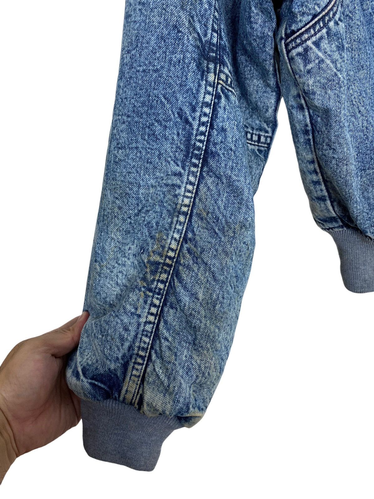 Edwin Rare‼️ Vintage Edwin Denim DISTRESSED Jacket Size US M / EU 48-50 / 2 - 12 Thumbnail