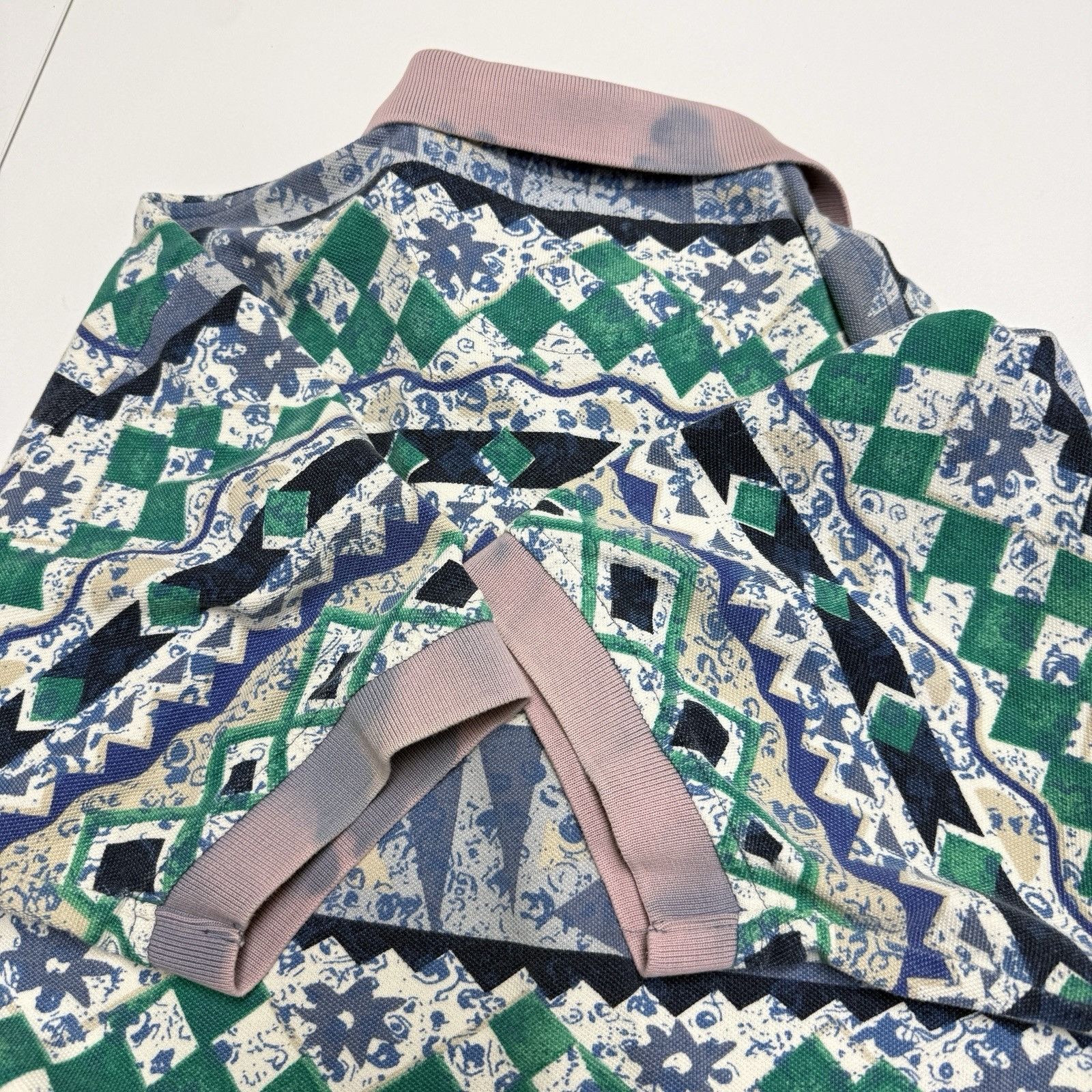 Cotton Traders Vintage Cotton Traders Aztec Polo Shirt Mens Medium Size US M / EU 48-50 / 2 - 5 Thumbnail
