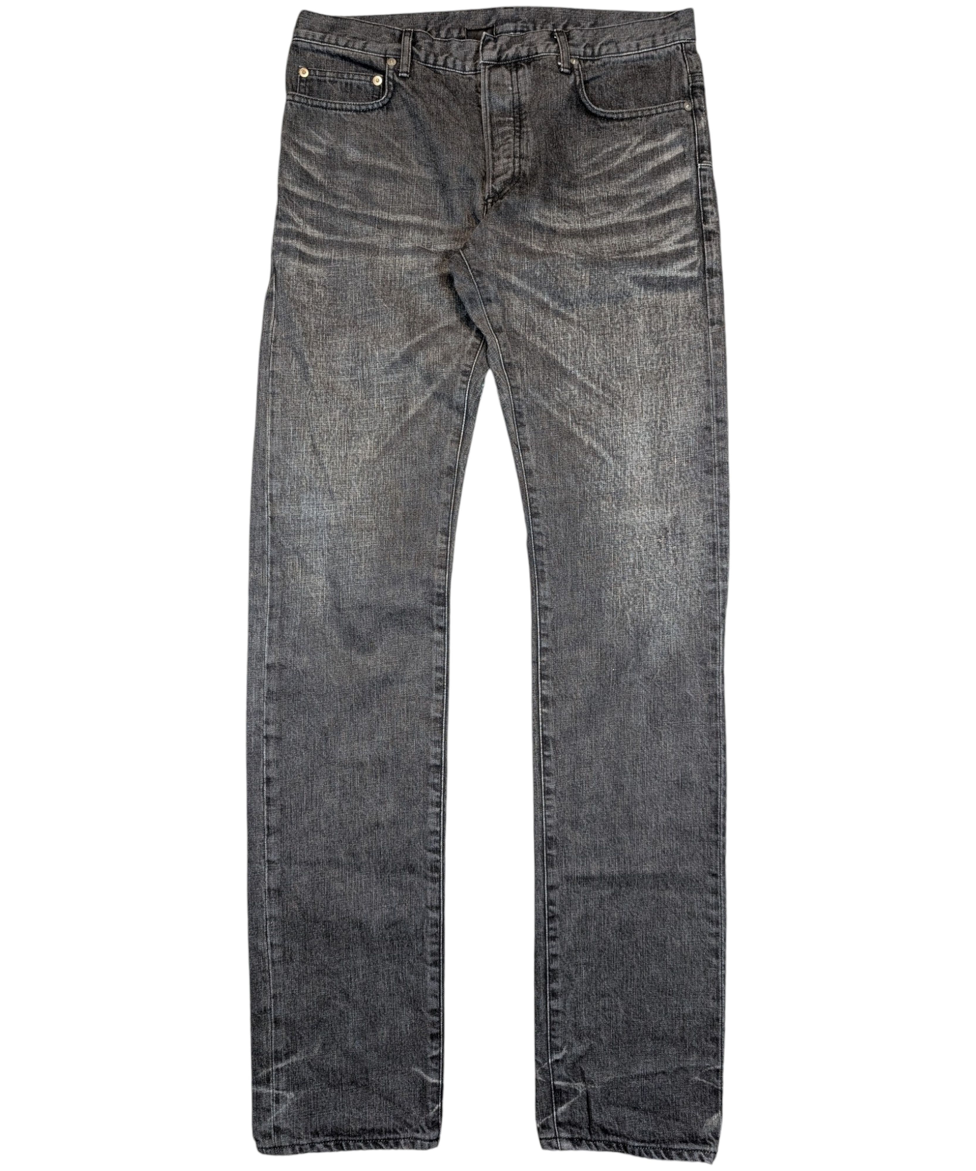 Dior Dior Whiskered Clawmark Grey Black Denim Jeans Hedi Slimane | Grailed