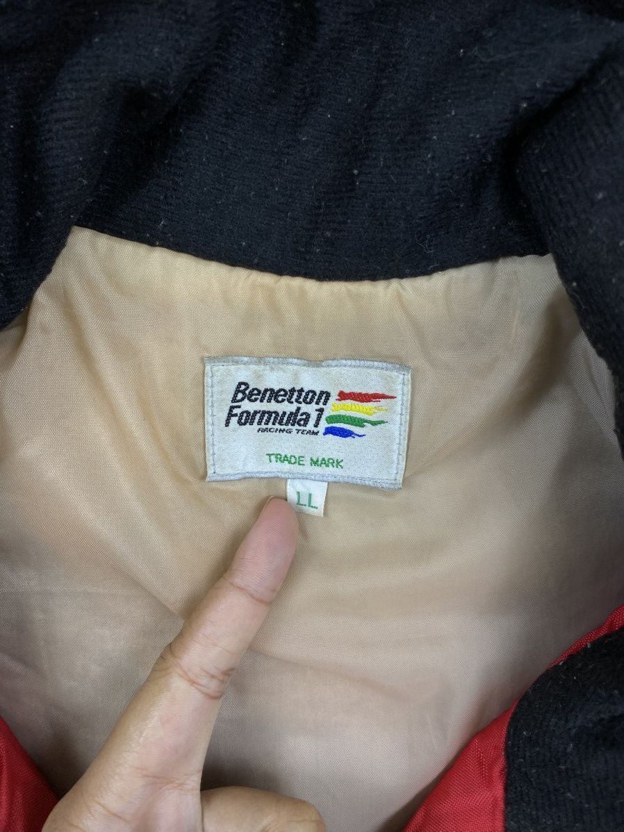 Benetton Vintage Benetton Formula 1 Racing Team Zipper Jacket Size US L / EU 52-54 / 3 - 11 Thumbnail