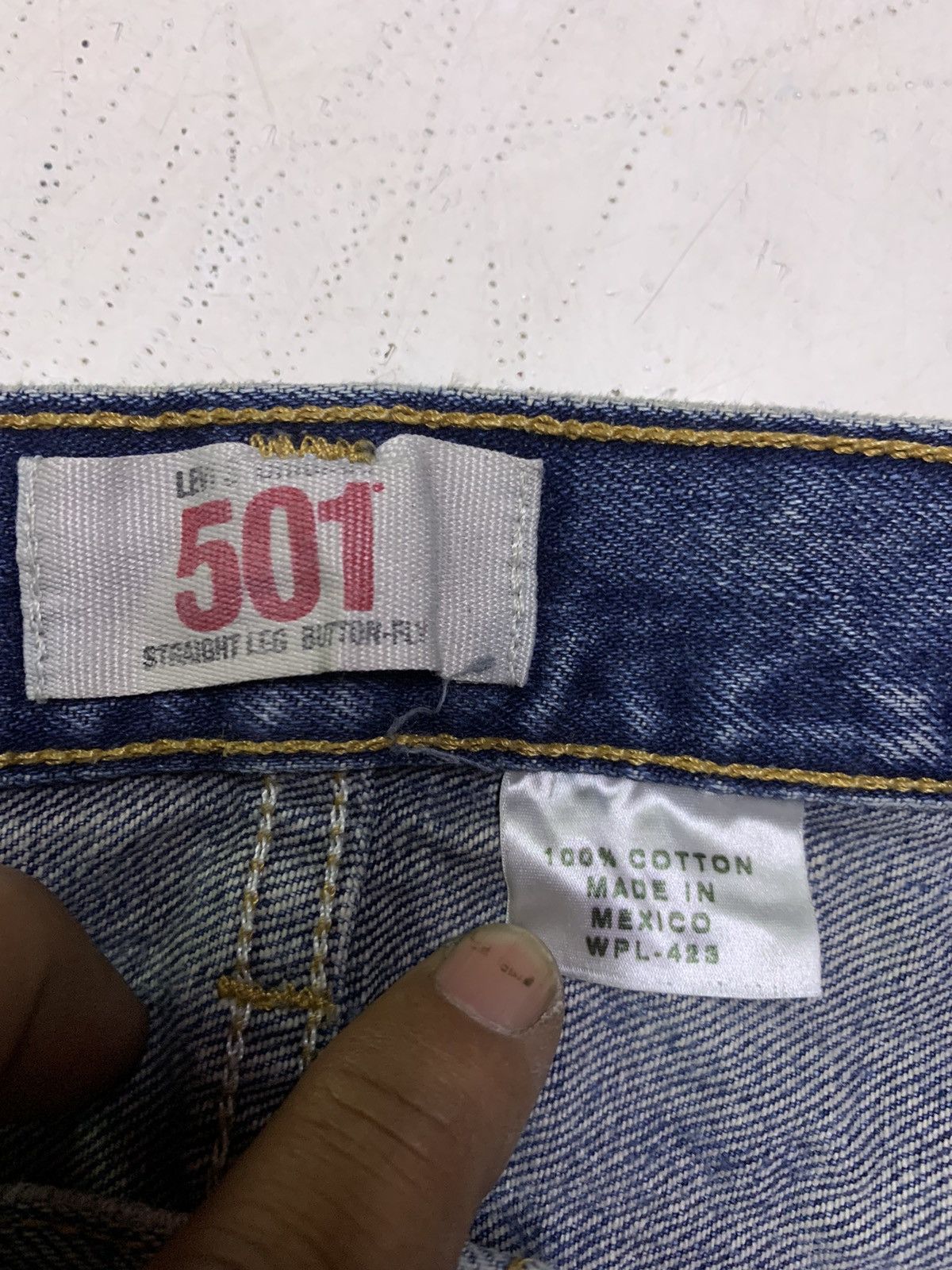 Levi's Vintage Clothing Levis Distressed denim custom Size US 34 / EU 50 - 18 Thumbnail