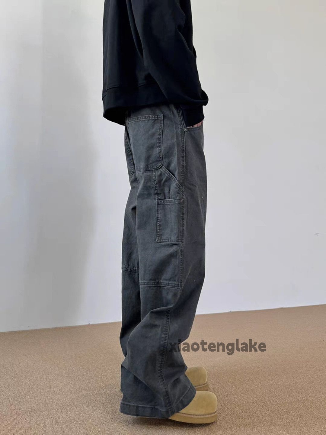Designer × Japanese Brand × Vintage utility skate hiphop loose baggy workwear cargo pants Size US 30 / EU 46 - 4 Thumbnail