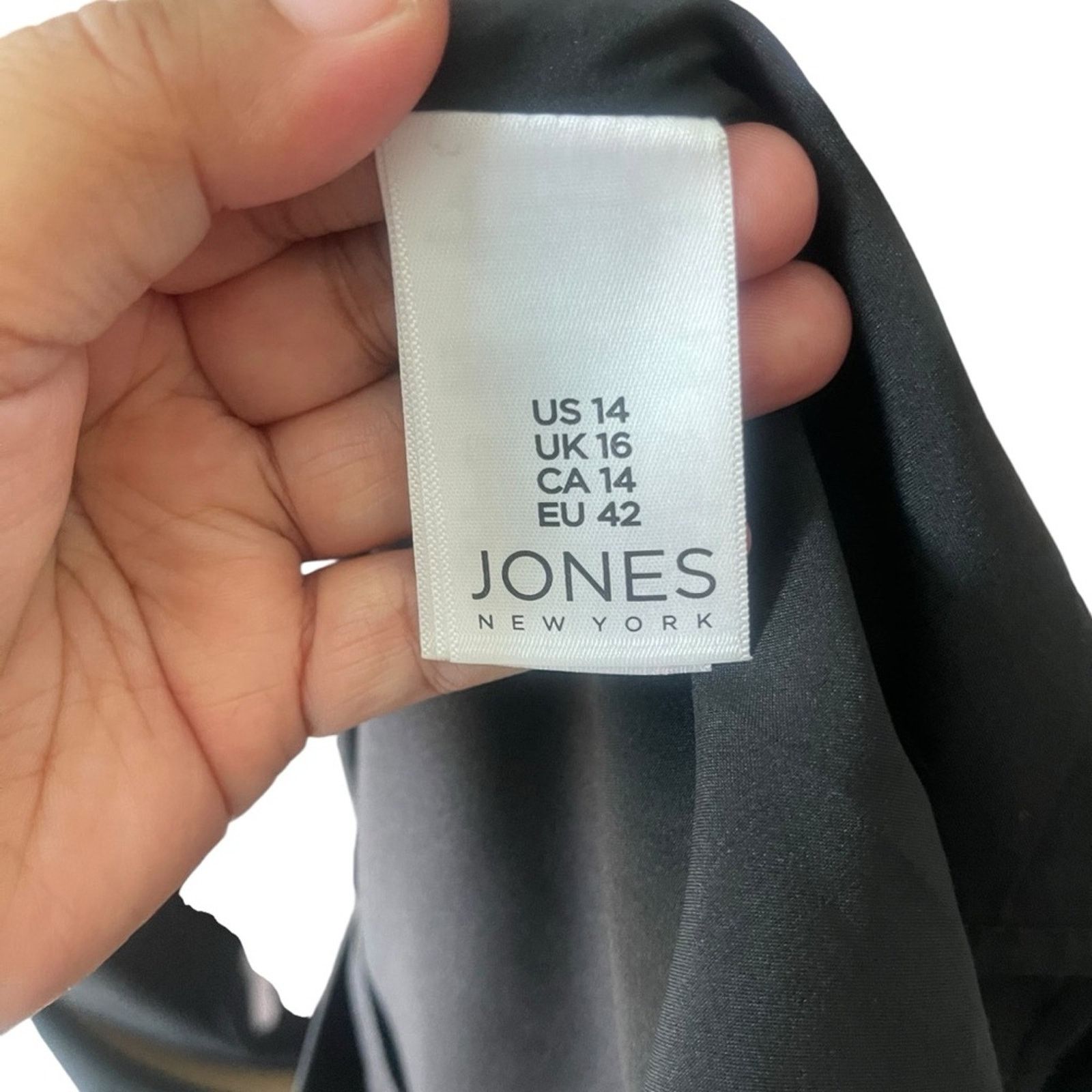 Jones New York Jones New York Floral Asymmetrical Sleeveless Belted Dress Size XL / US 12-14 / IT 48-50 - 7 Thumbnail