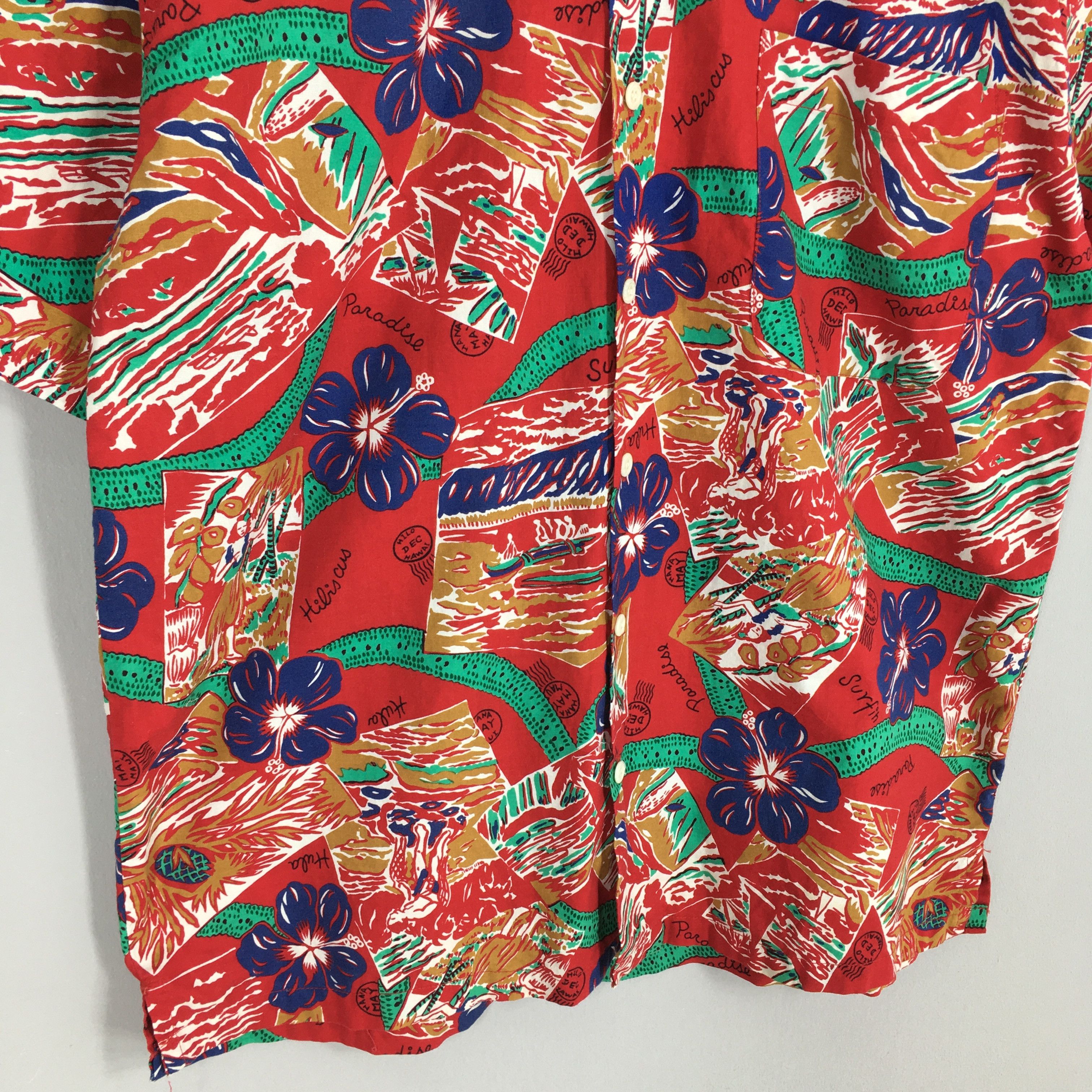 Other Kearney House Hawaiian Hibiscus Tropical Rayon Shirt Medium Size US M / EU 48-50 / 2 - 4 Thumbnail