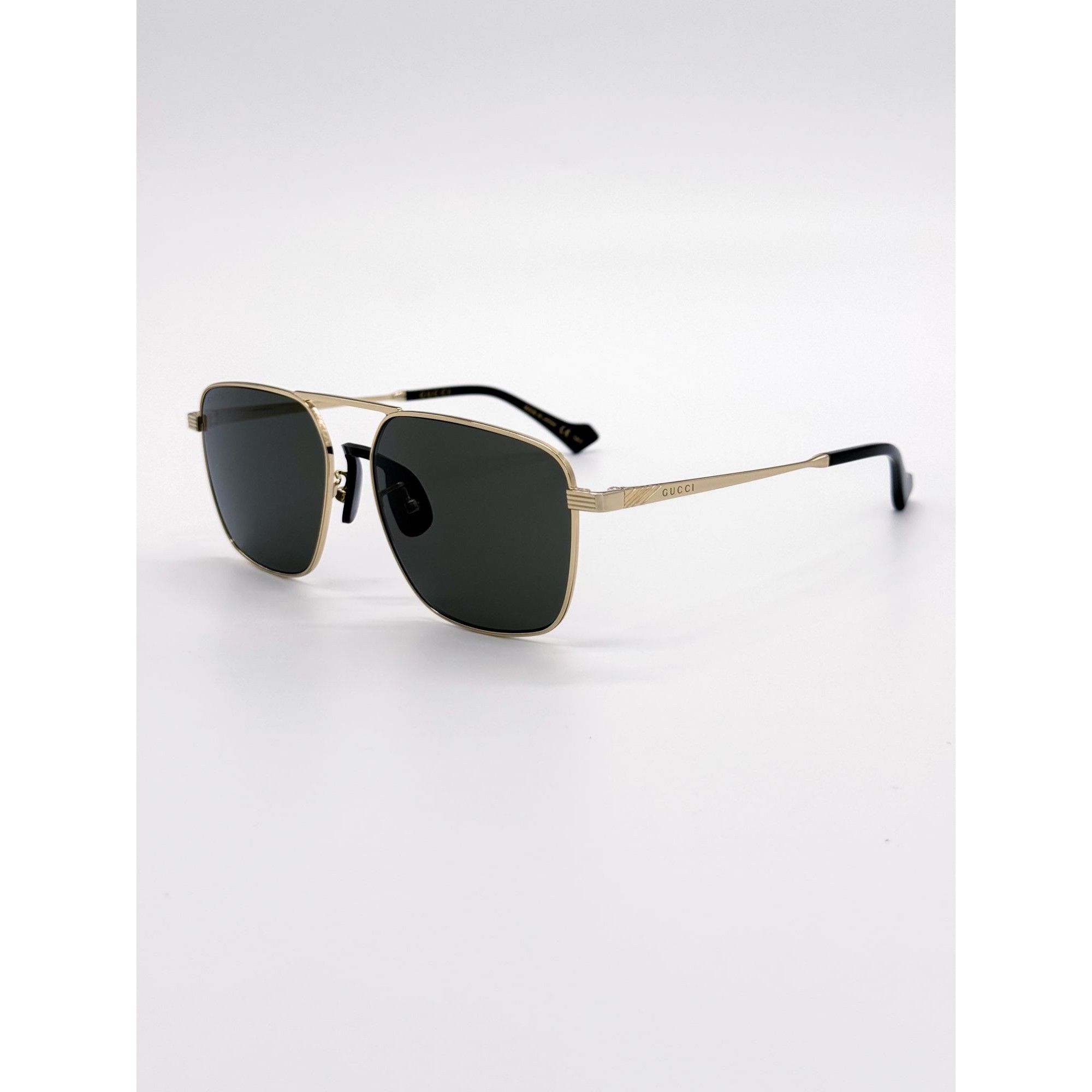Gucci NEW GUCCI SUNGLASSES GG0743S 001 GOLD/GRAY AVIATOR UNISEX Size ONE SIZE - 7 Thumbnail
