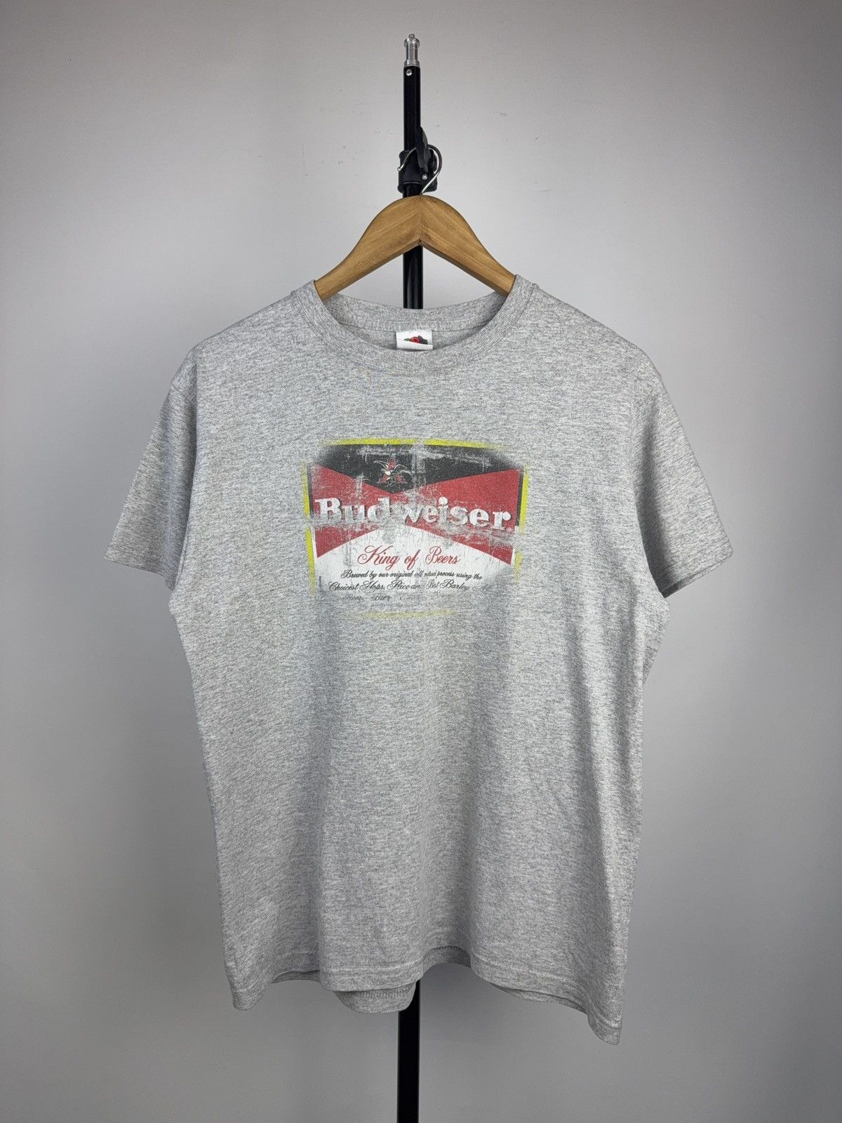 Budweiser 00s Budweiser King Of Beers Graphic Logo T Shirt Vintage Size US M / EU 48-50 / 2 - 1 Thumbnail
