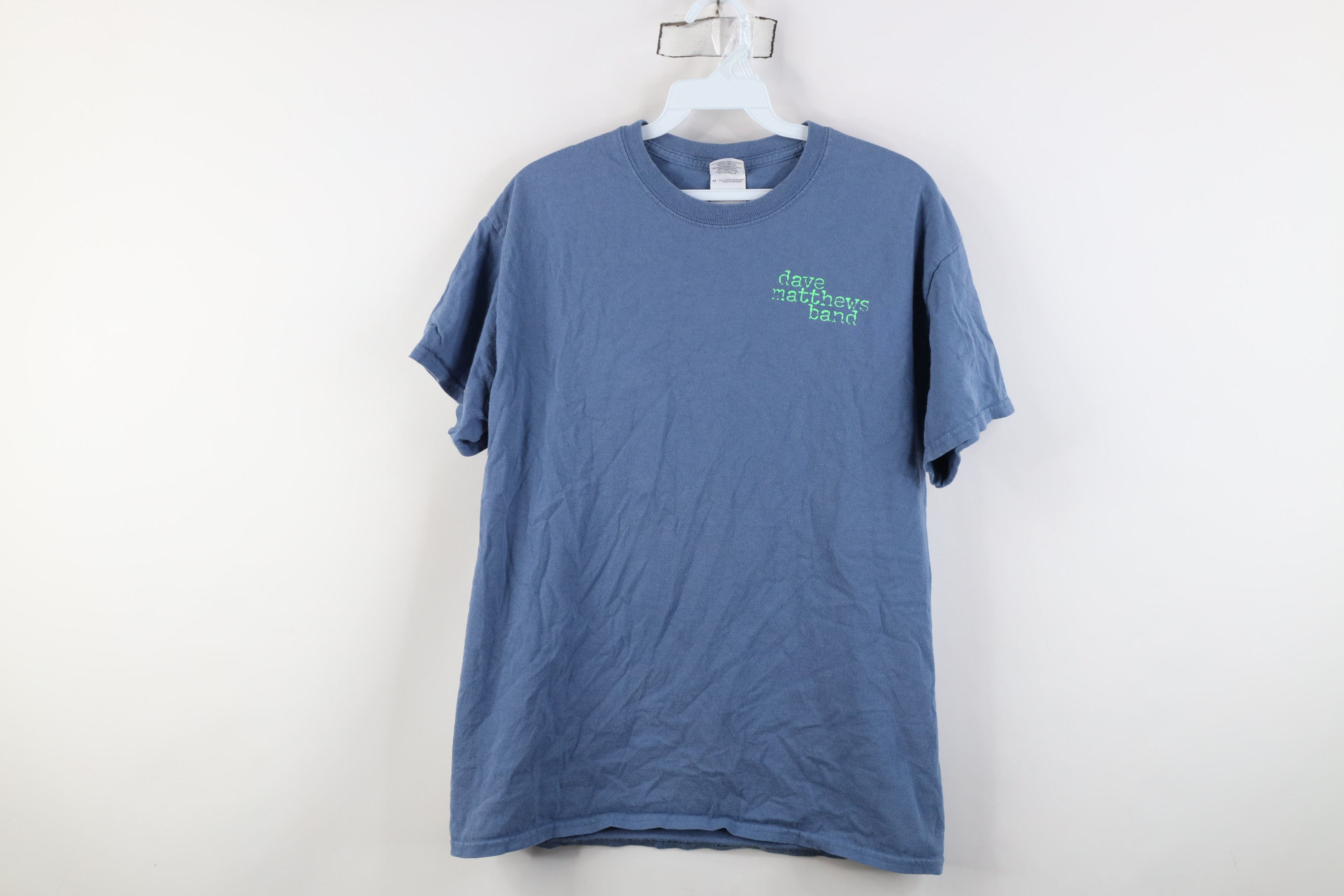 Vintage Vintage 90s Tree Dave Matthews Band T-Shirt Blue DMB Size US M / EU 48-50 / 2 - 1 Thumbnail