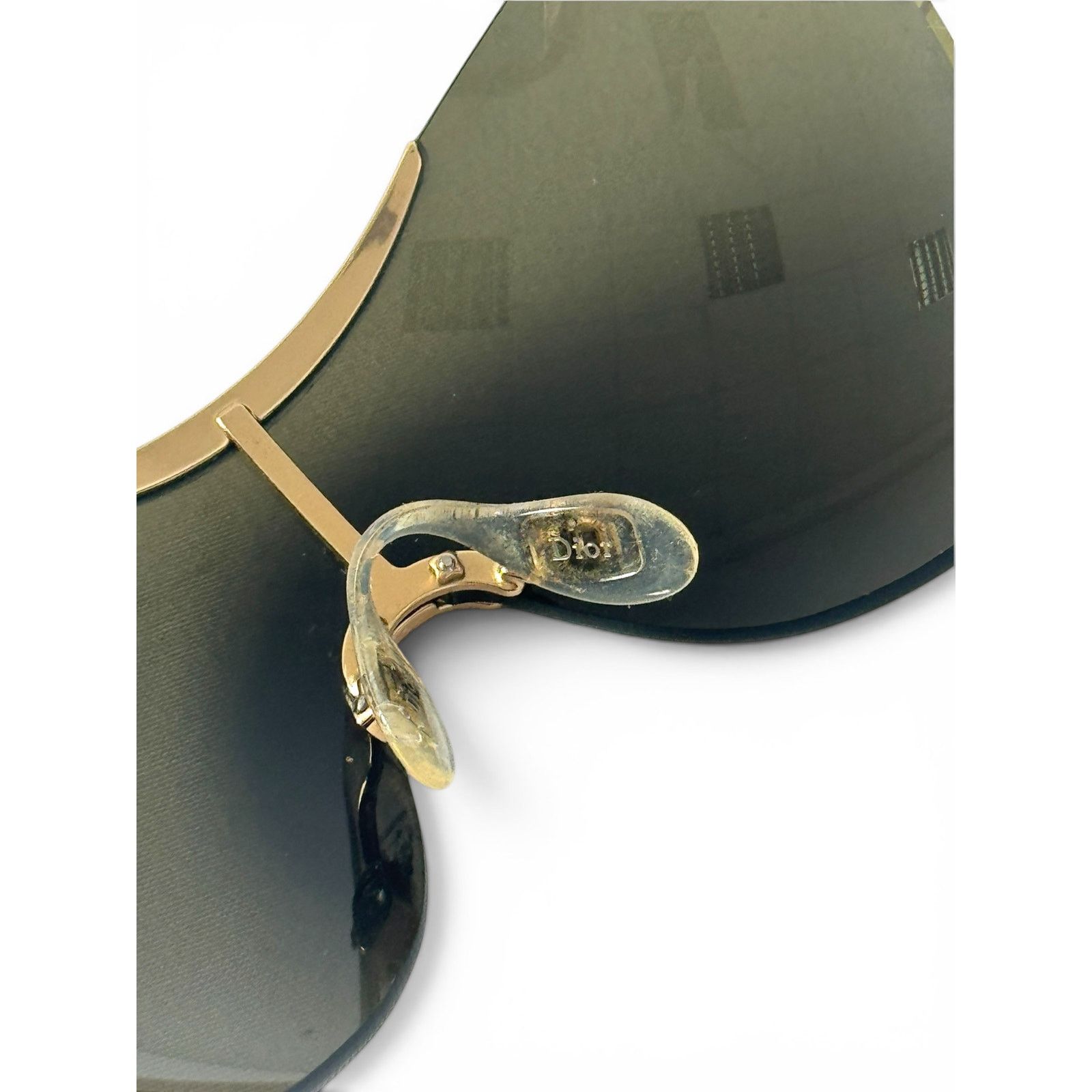 Dior Christian Dior Mask Shield Sunglasses John Galliano Era Size ONE SIZE - 8 Thumbnail