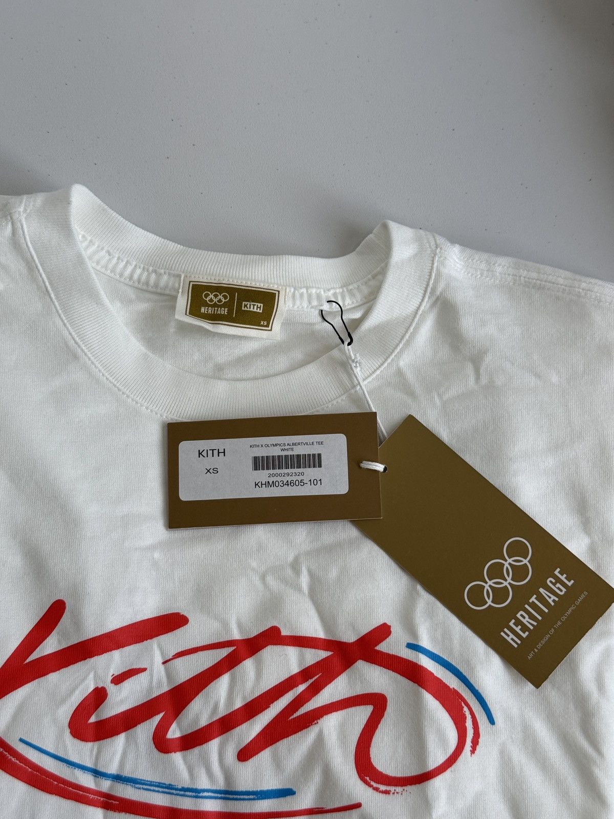 Kith Kith x Olympics Mens Albertville Tee White Size XS Size US XS / EU 42 / 0 - 2 Thumbnail