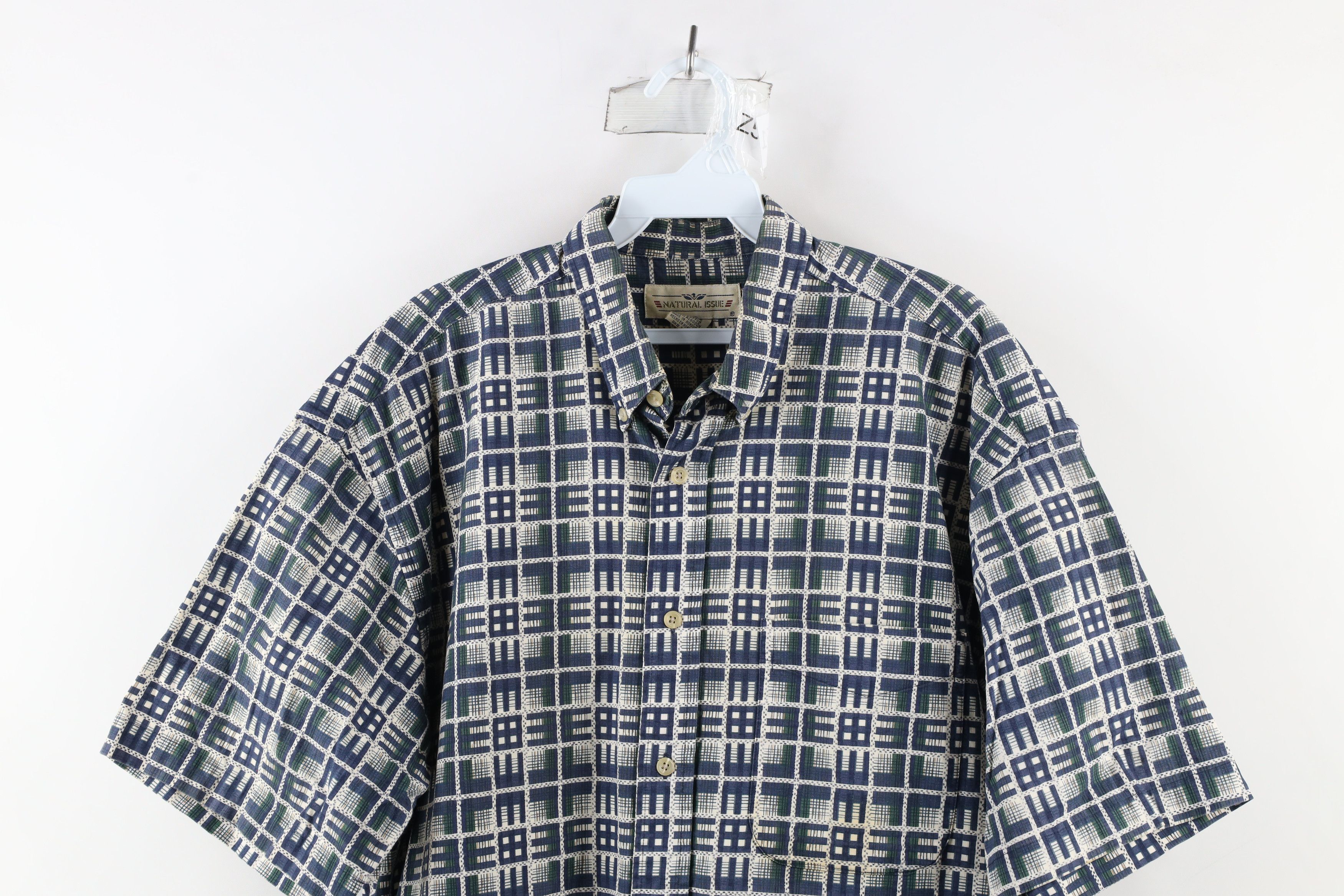 Vintage Vintage 90s Streetwear Short Sleeve Button Down Shirt Size US L / EU 52-54 / 3 - 2 Thumbnail