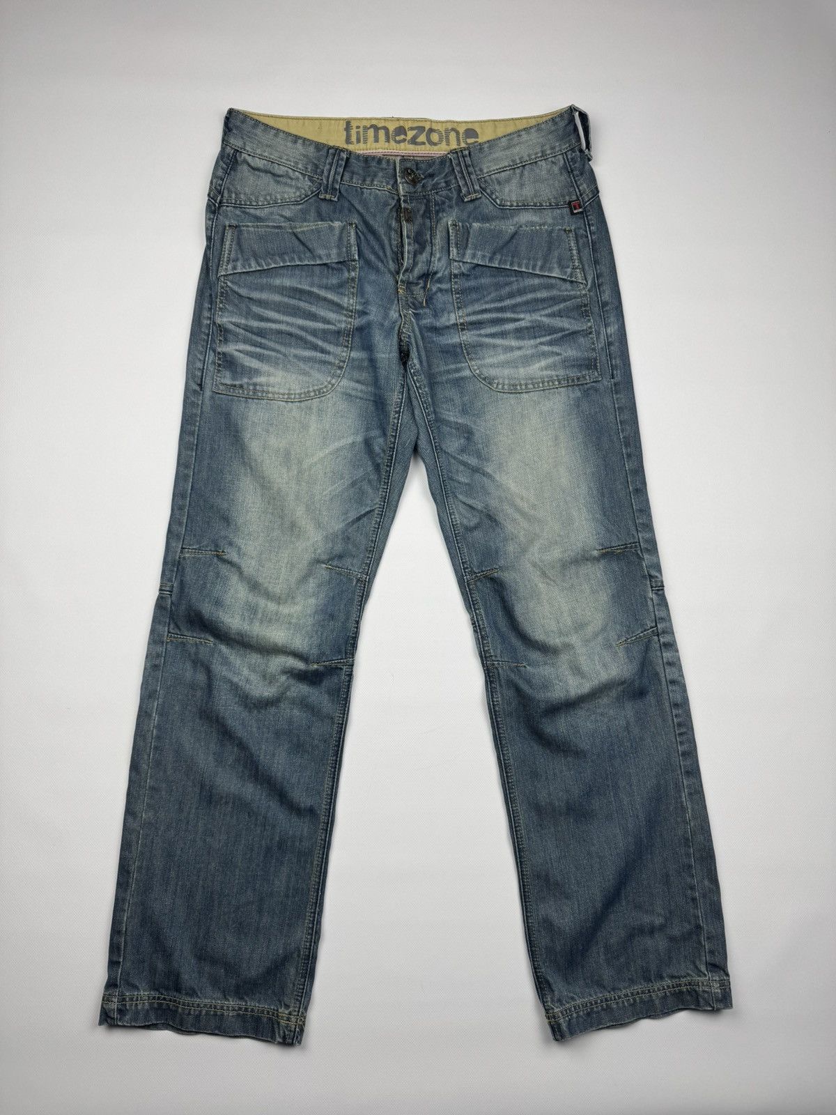 If Six Was Nine Vintage Junya Watanabe Style Distressed Jeans Size US 33 - 1 Thumbnail