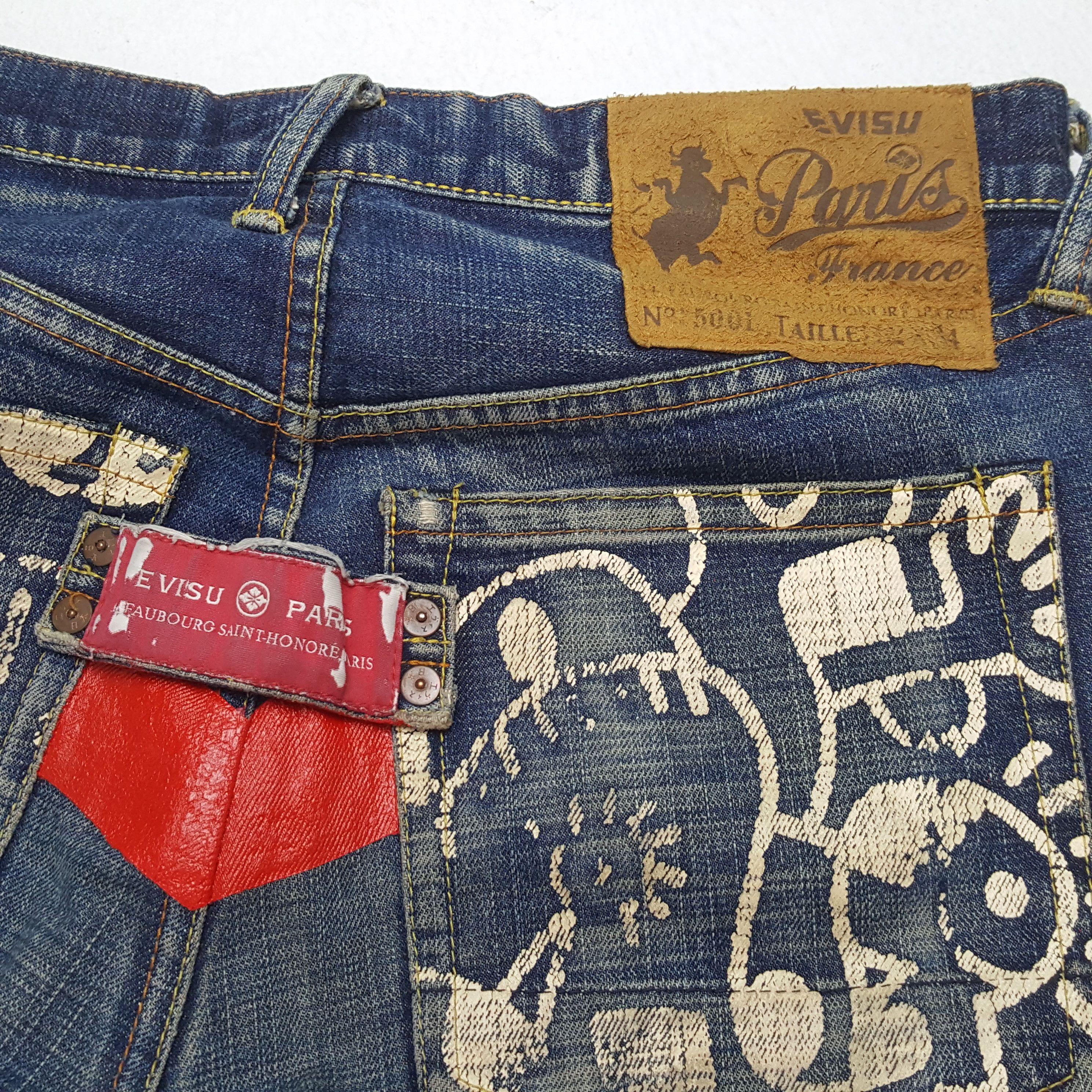 Evisu × Japanese Brand × Vintage Vintage EVISU Japanese Brand Daicock Custom Style Jeans Size US 30 / EU 46 - 15 Thumbnail