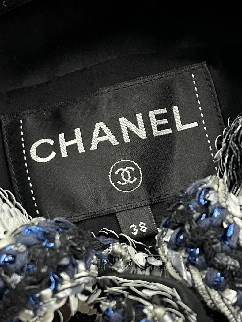Chanel Chanel Ground Control Centre Series Black and White Sequin Size XS / US 0-2 / IT 36-38 - 5 Thumbnail