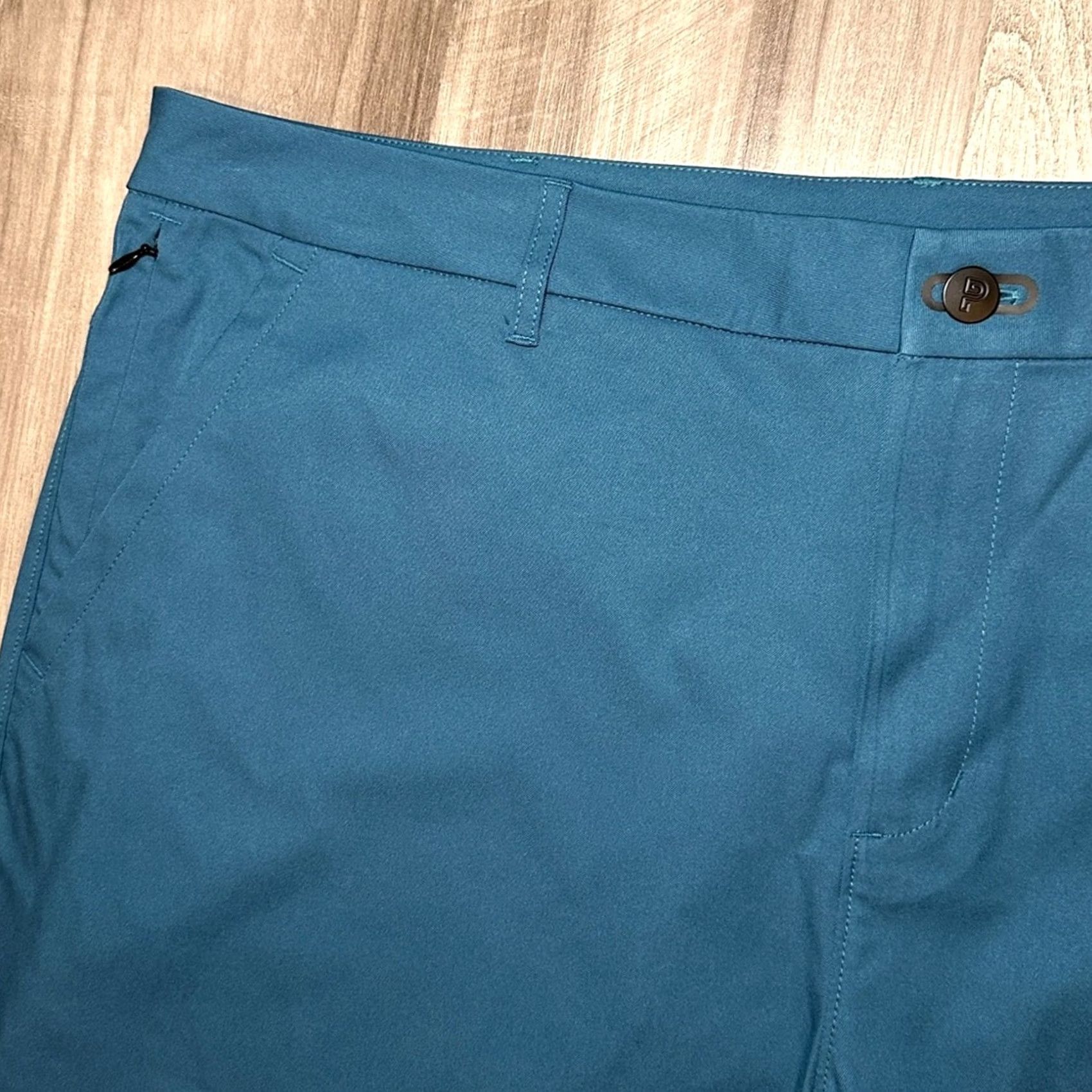 Vintage Public Rec Ocean Dealmaker Shorts Men 42 Chino Blue Ocean Teal 8" Inseam MS9665 Size US 42 / EU 58 - 4 Thumbnail
