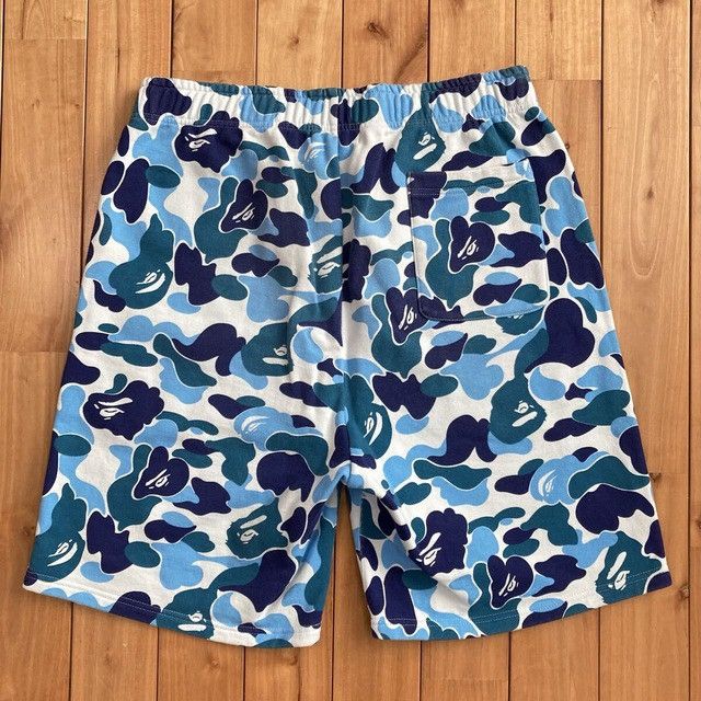 Bape BAPE Shark sweat shorts ABC camo blue a bathing ape ★size XL Size US 36 / EU 52 - 3 Thumbnail