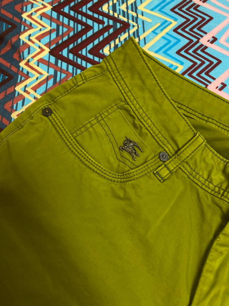 Burberry × Vintage Burberry Troxer Slim Skinny Denim Jeans Stretch Size 27" / US 4 / IT 40 - 6 Thumbnail