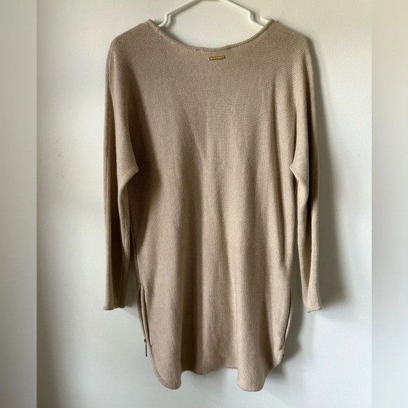 Michael Kors Michael Kors Long Sleeve Light Brown Sweater Size S / US 4 / IT 40 - 2 Thumbnail
