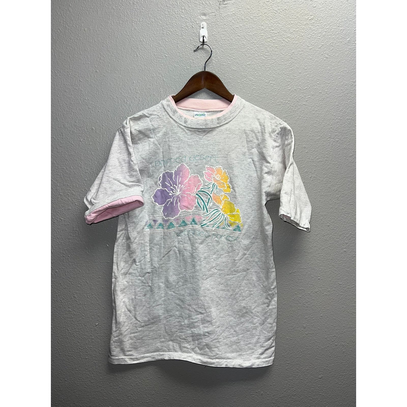 Vintage Vintage Painted Desert Shirt Petrified Forest Flower Tee 90s Size US M / EU 48-50 / 2 - 1 Thumbnail