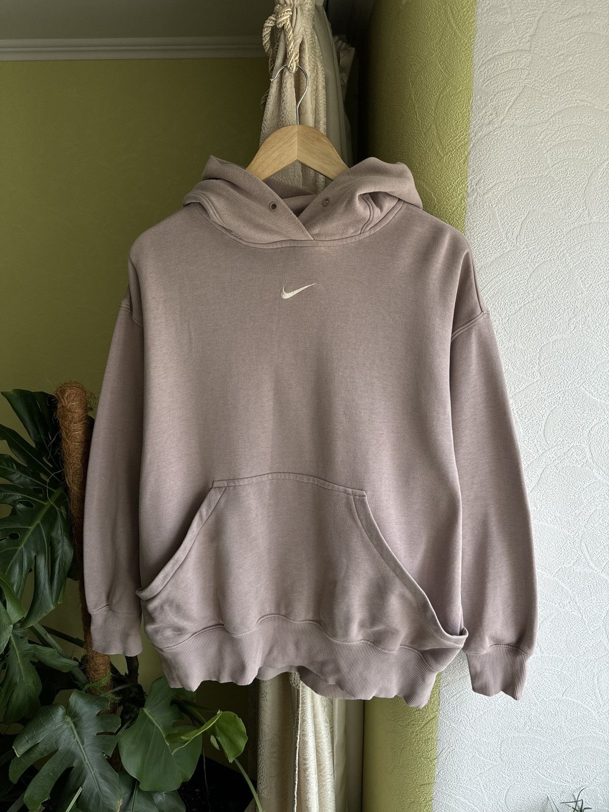 Nike Nike Center Swoosh Logo Boxy Hoodie Size US M / EU 48-50 / 2 - 2 Thumbnail