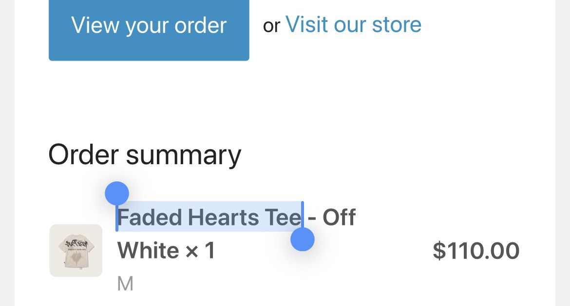 Hyde Park Goods Faded Hearts O/W Tee Size US M / EU 48-50 / 2 - 5 Thumbnail