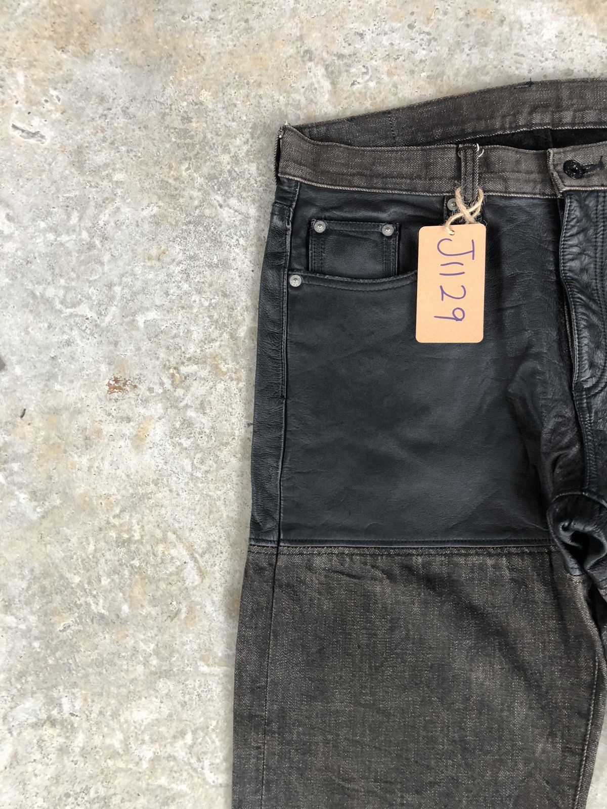 Neighborhood Neighborhood Leather Selvedge Denim Size US 32 / EU 48 - 4 Thumbnail