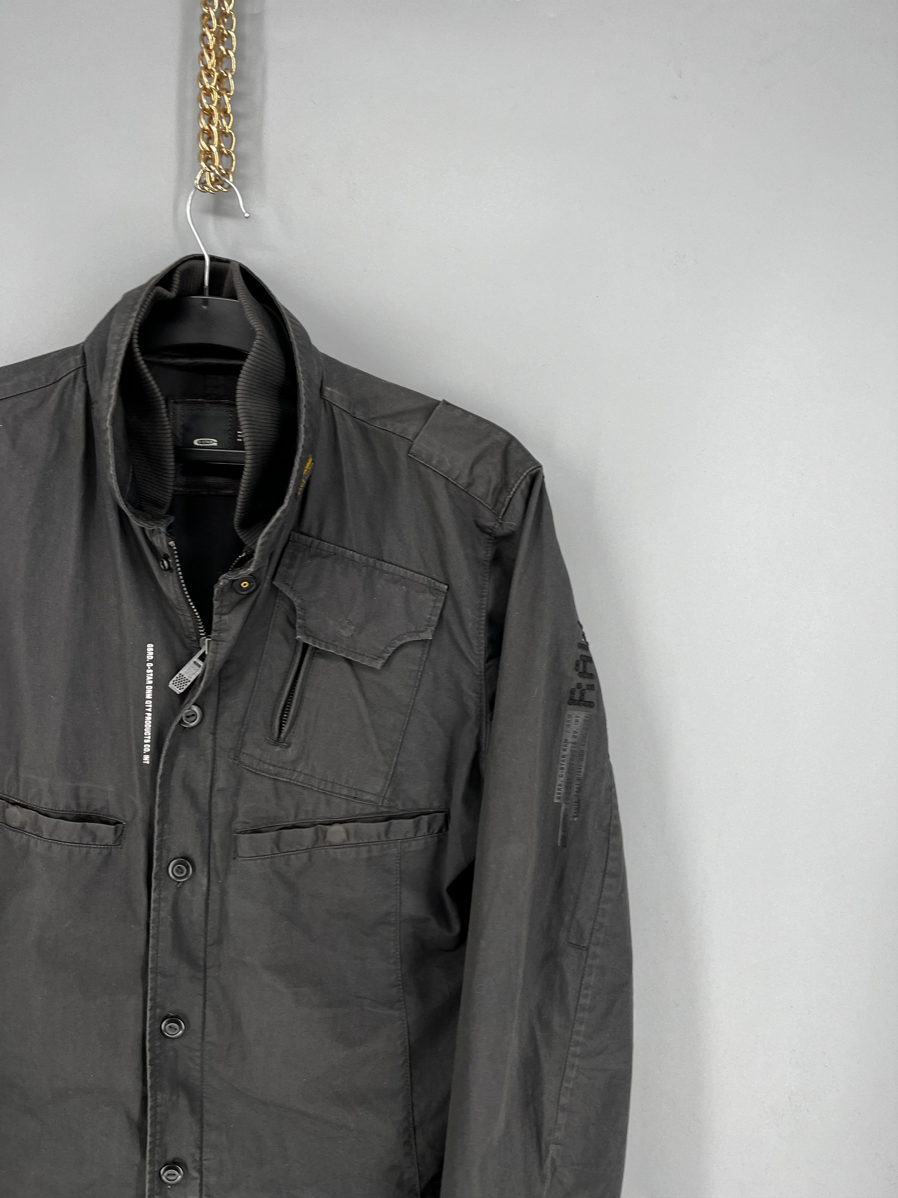 G-Star Vintage G-Star Raw Y2K cargo military zip jacket size L XL Size US XL / EU 56 / 4 - 5 Thumbnail